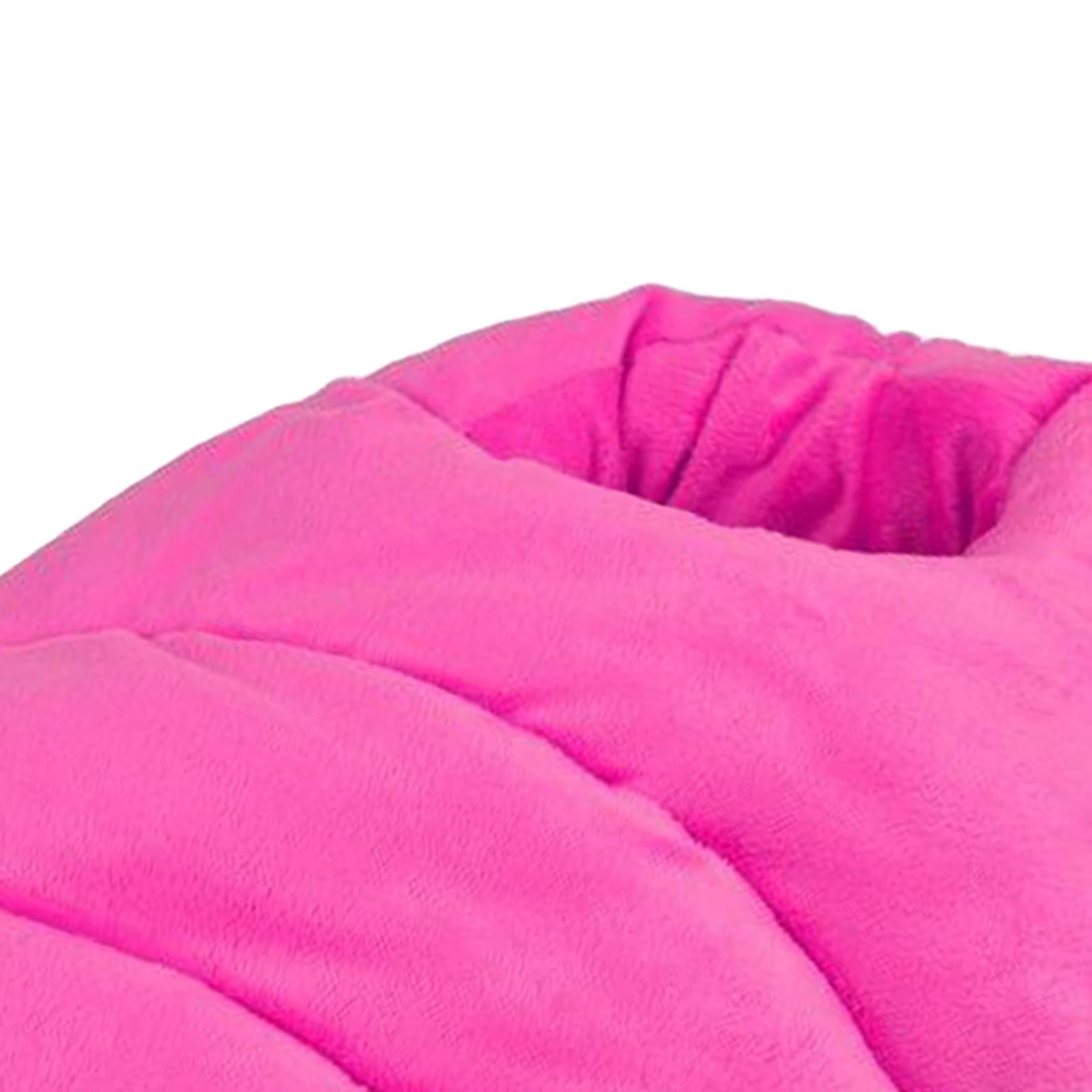 USB Heated Foot Warmer Winter Warm Electric Slipper Feet Warmer Rose Red