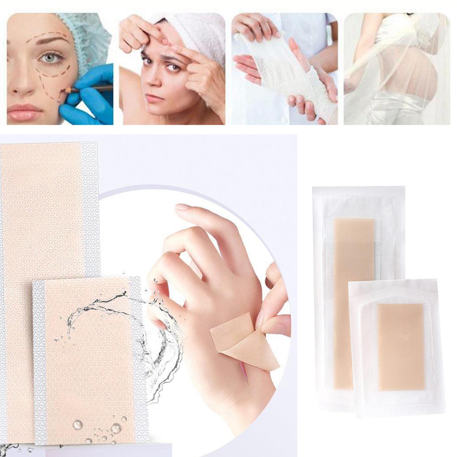 4 Pack Tattoo Flaw Concealer Tape Scar Acne Cover Flesh for Arms Neck Back S