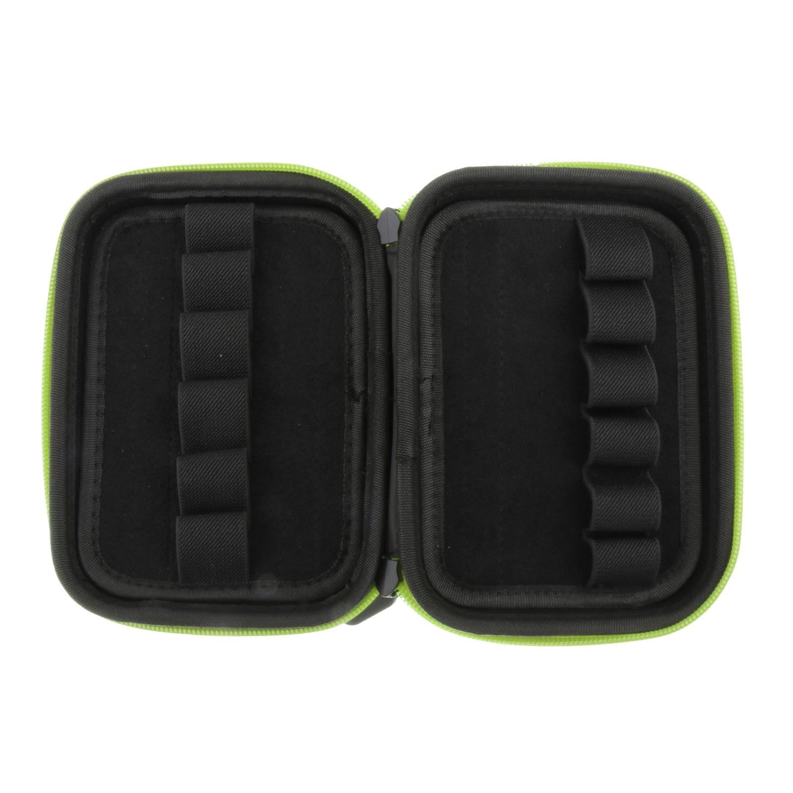 Essential Oil Bag10ml Aromatherapy Storage Holder Case for 12 Bottles Green