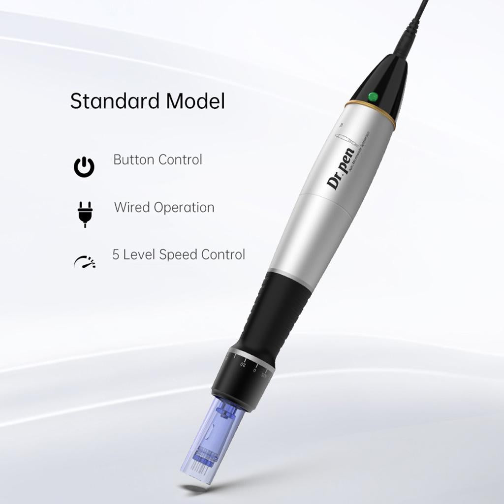 Dr.Pen Electric Micro Needle Pen Facial Skin Care w/2x 12pins Cartridges UK
