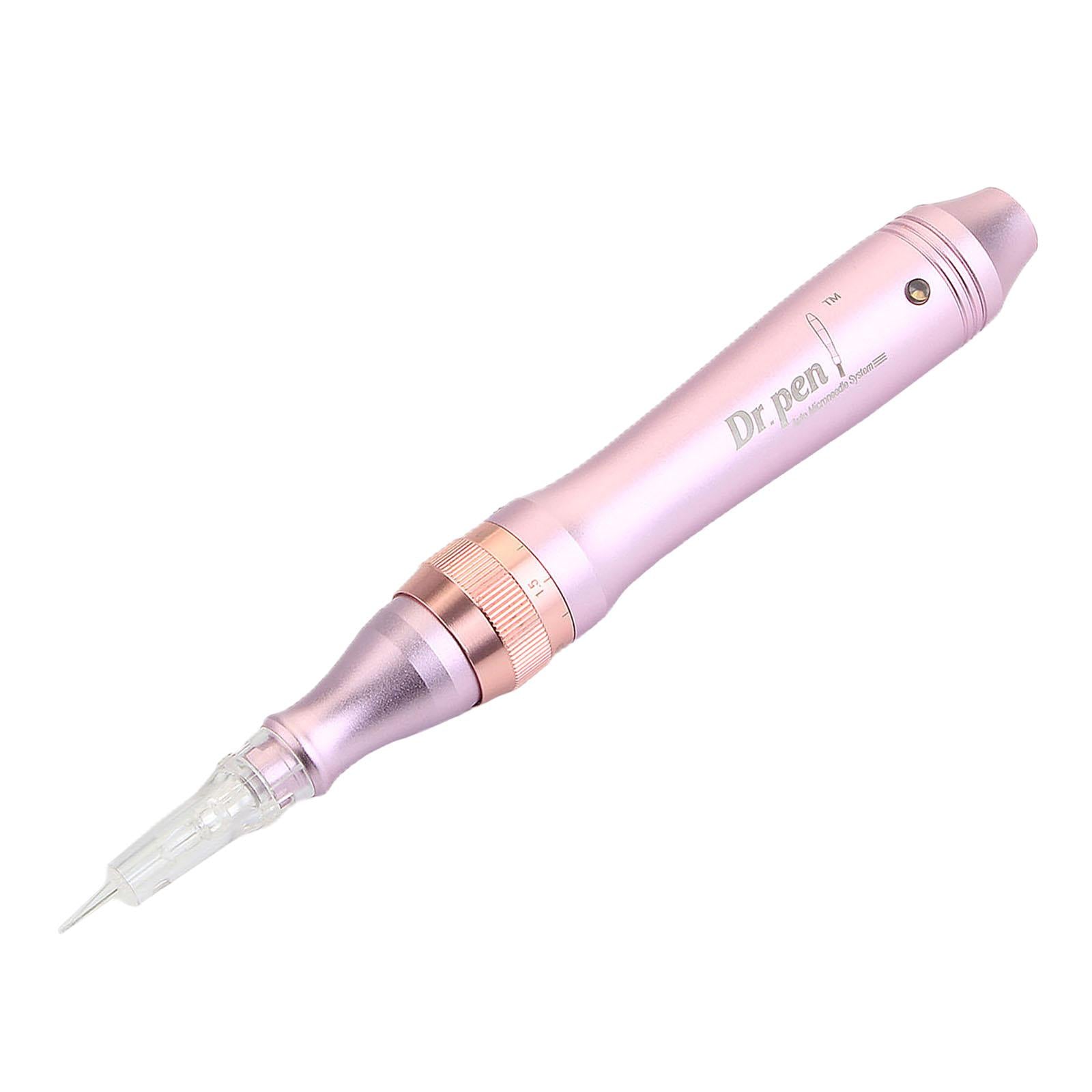 M7 Electric Pen Kit Microneedle Needle w/ 2x 12 Pin Cartridge Makeup