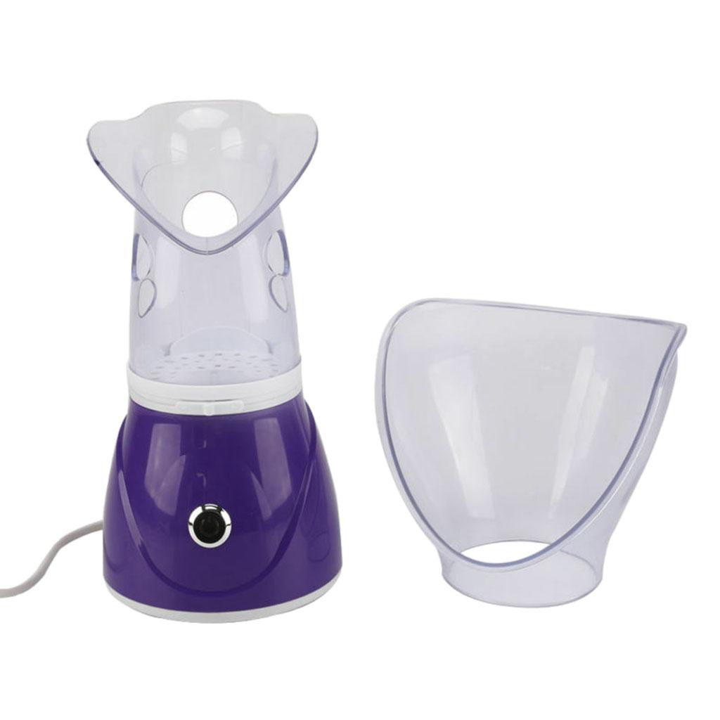 Facial Steamer Nano Cleaner for Facial Sauna Spa BPA Free purple