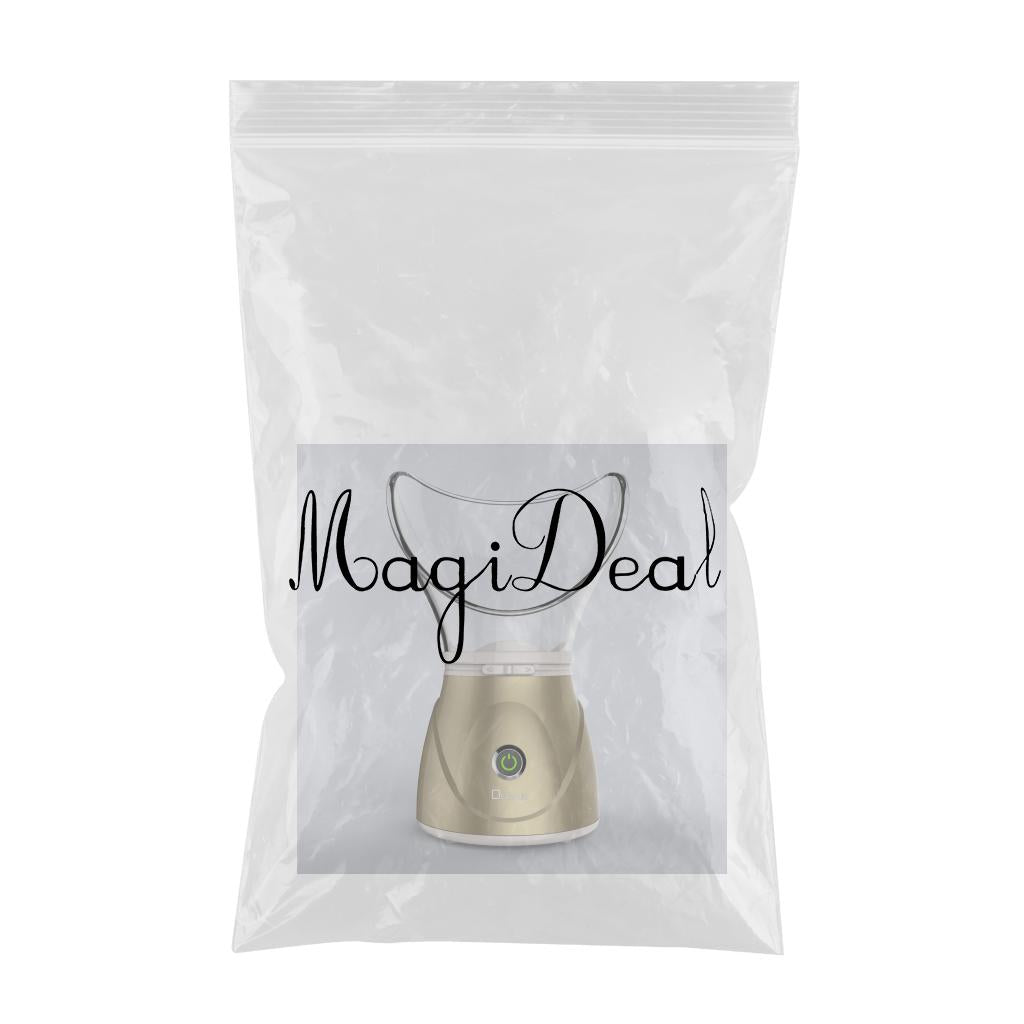 Facial Steamer Nano Cleaner for Facial Sauna Spa BPA Free Pores EU golden