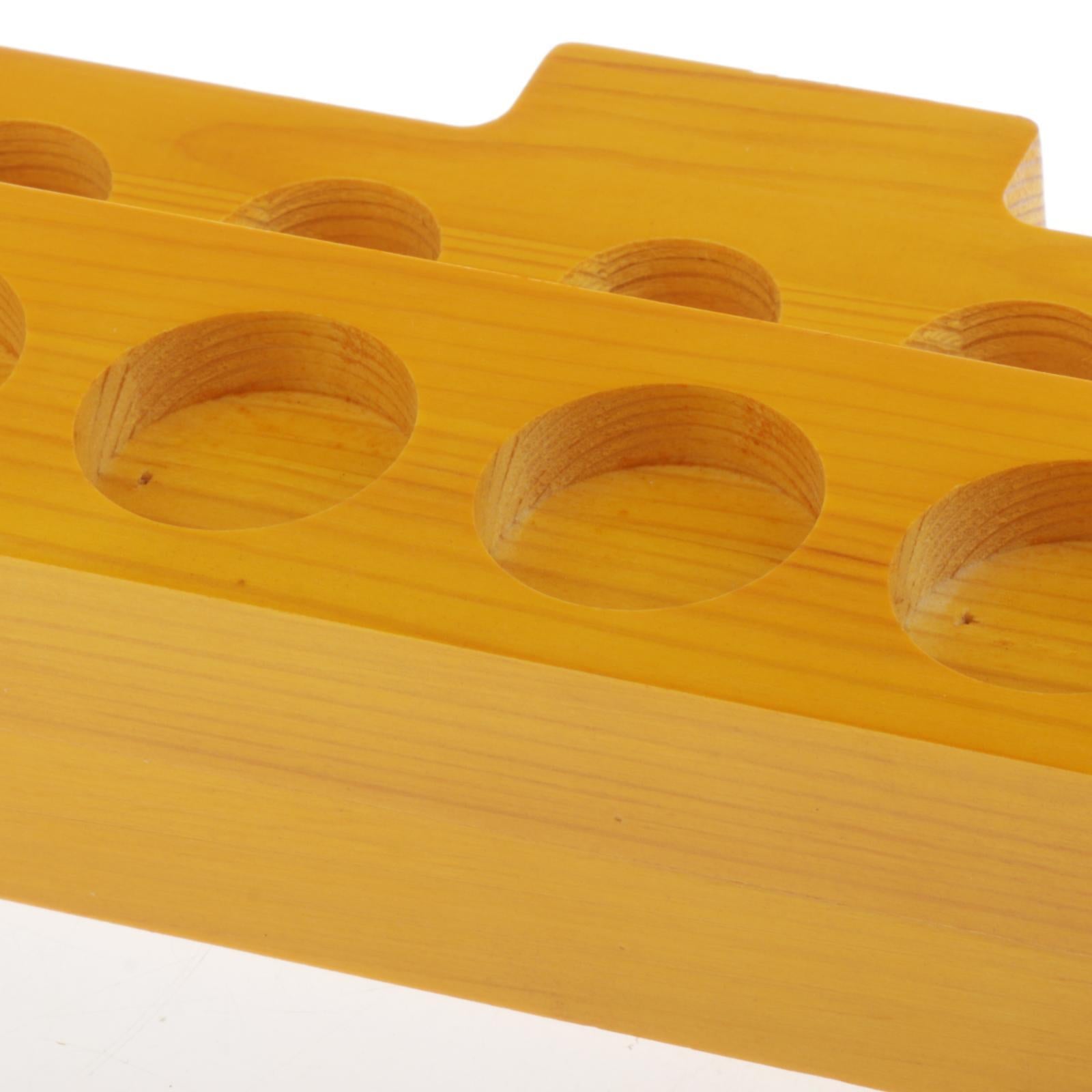 13 Slots Wood Essential Oils Rack Display Shelf Container Box Organizer