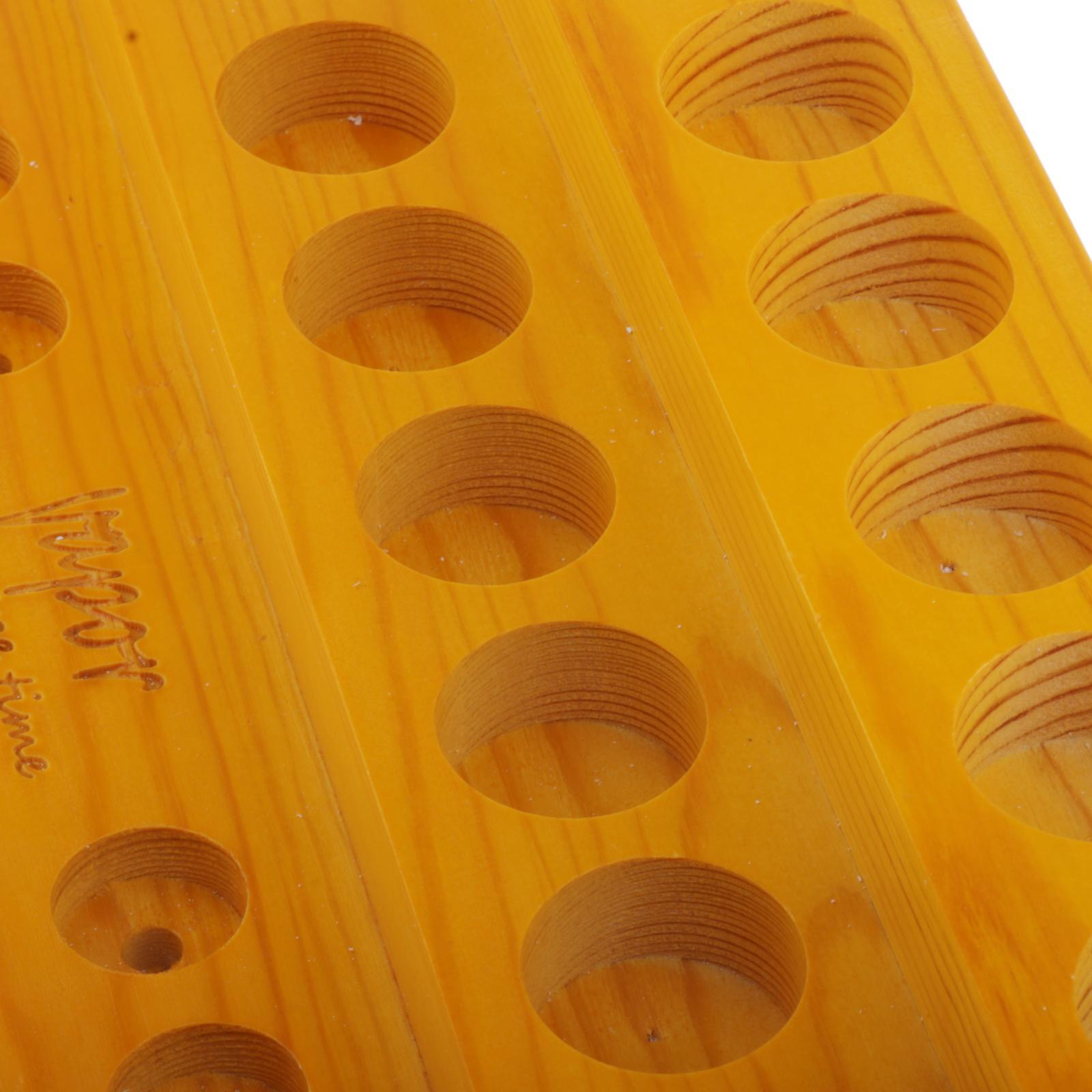 10/30ml 28 Bottles 3 Tier Wood Essential Oil Stand Rack Storage Organizer
