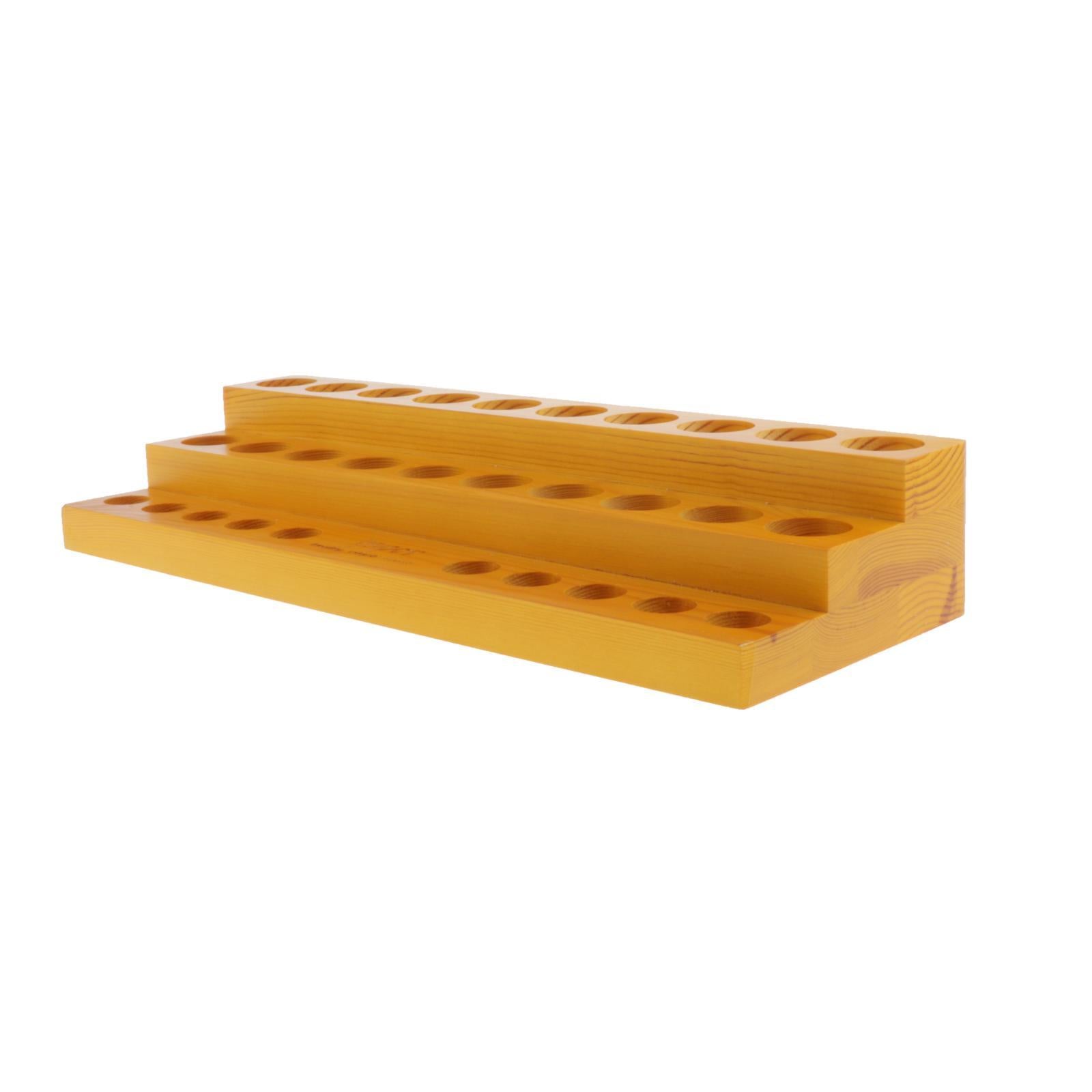 10/30ml 28 Bottles 3 Tier Wood Essential Oil Stand Rack Storage Organizer