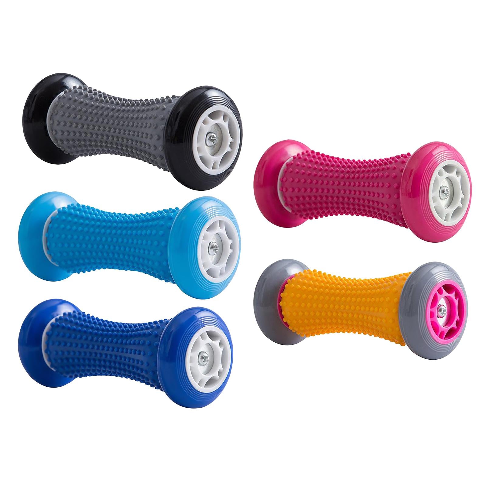 Foot Massager Roller Feet Relax Plantar Fasciitis Pain Ease Rose Red