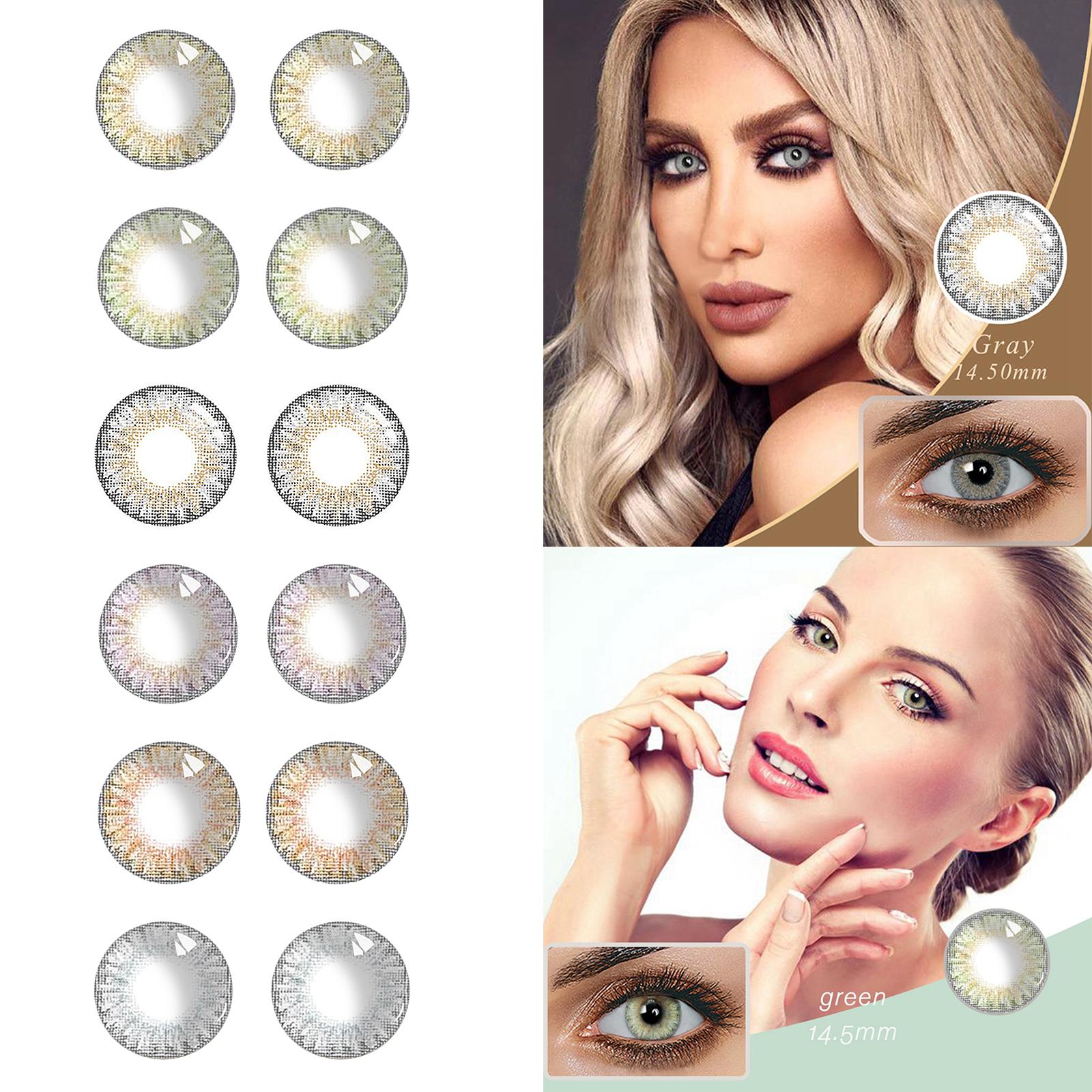 Lemon Glass Color Series Big Eyes Cute Contacts Amethyst