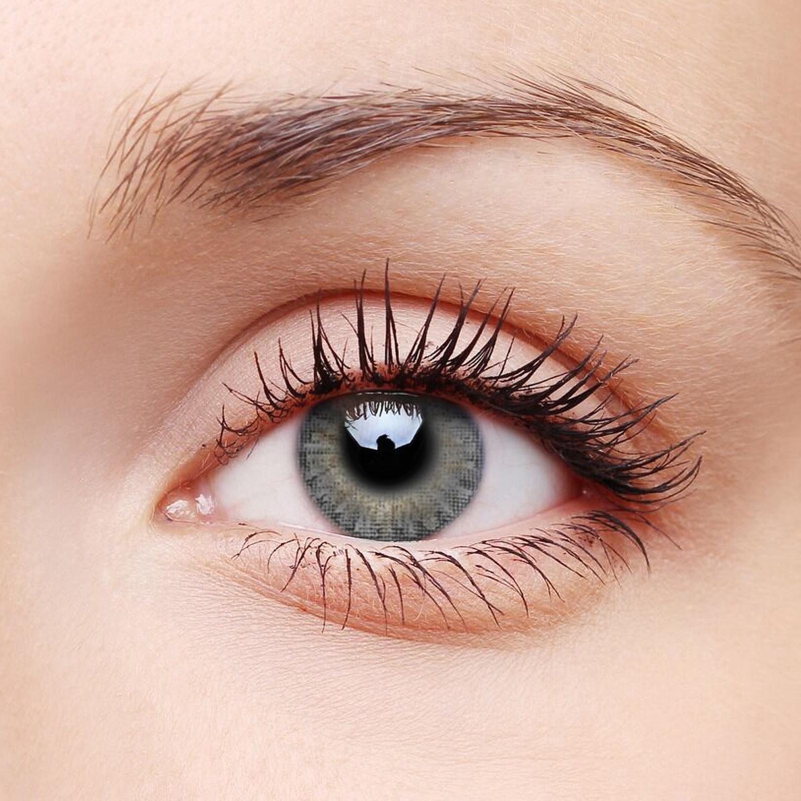 Lemon Glass Color Series Big Eyes Cute Contacts Gray