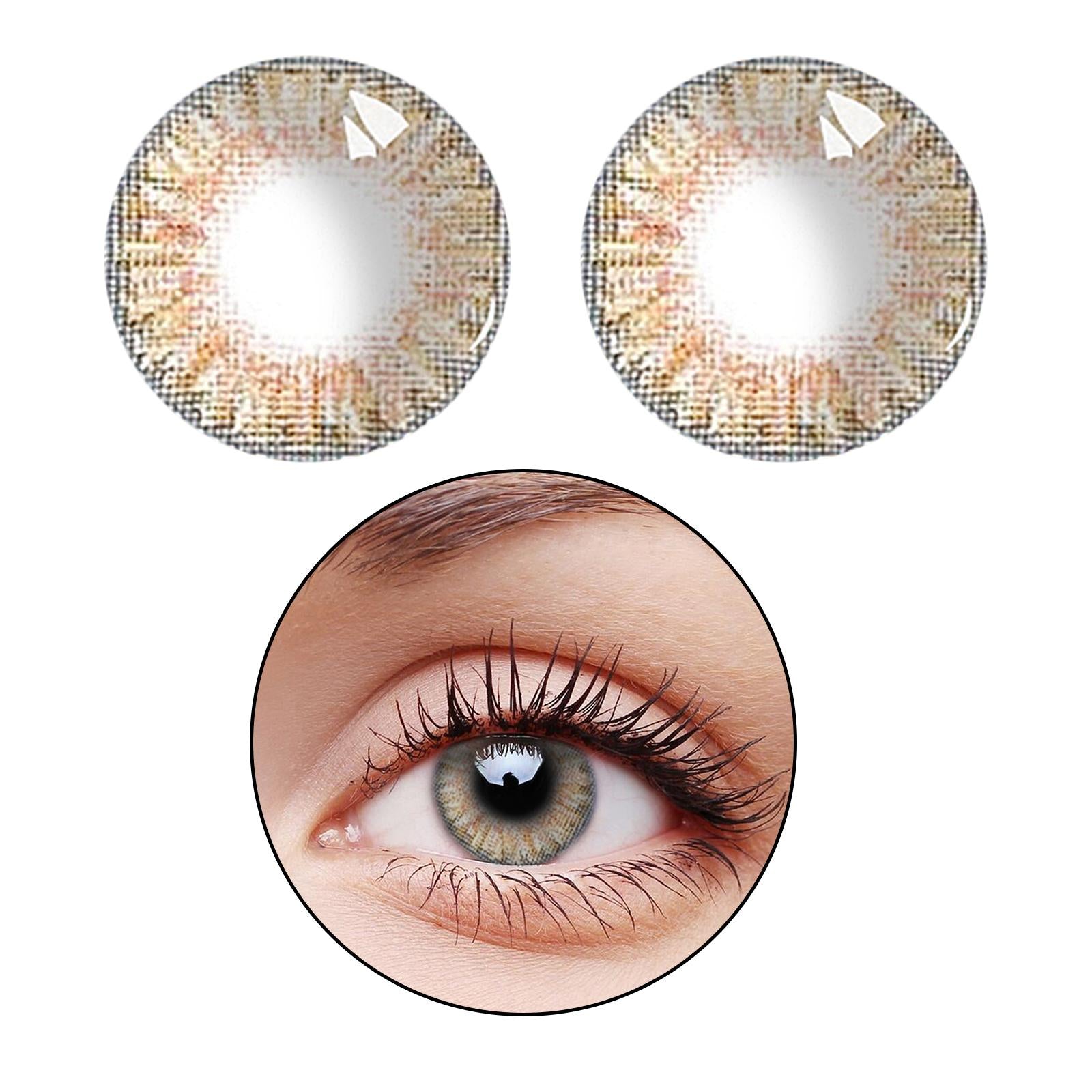 Lemon Glass Color Series Big Eyes Cute Contacts Honey