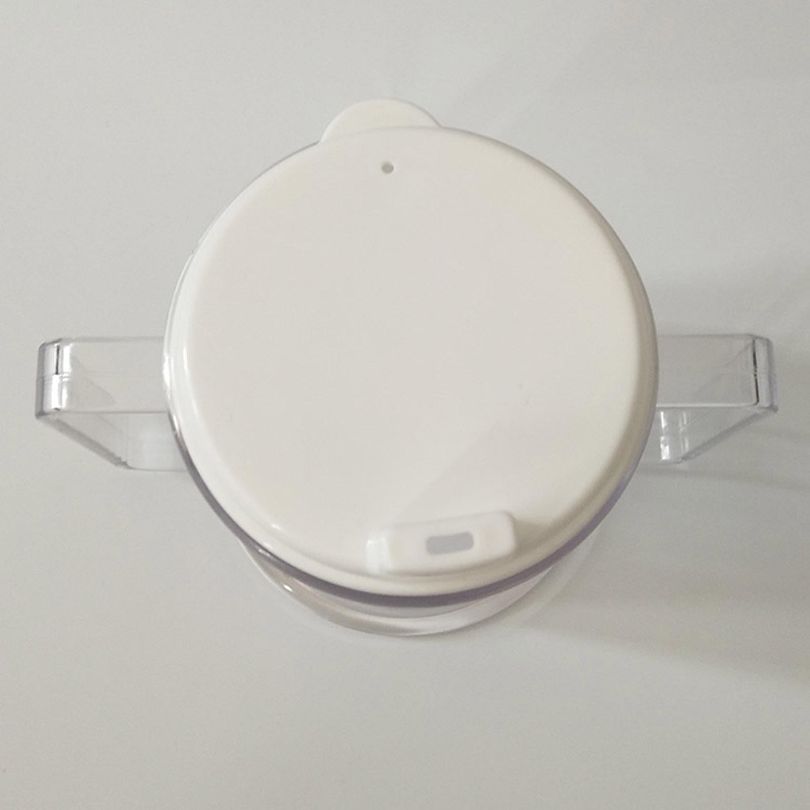 Plastic Mug Dual-Handled Sippy Cup 10oz. Drinking Cup for Patients Elderly