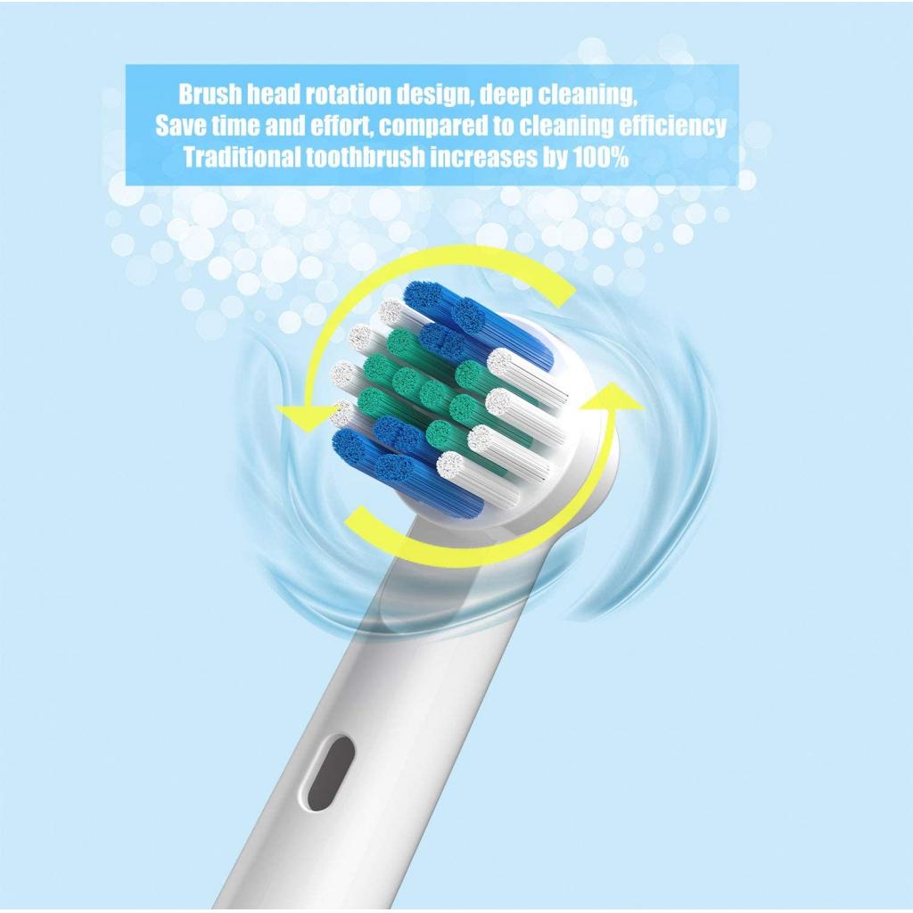 Generic 4x Replacement Electric Toothbrush Heads for Oral B Precision Clean