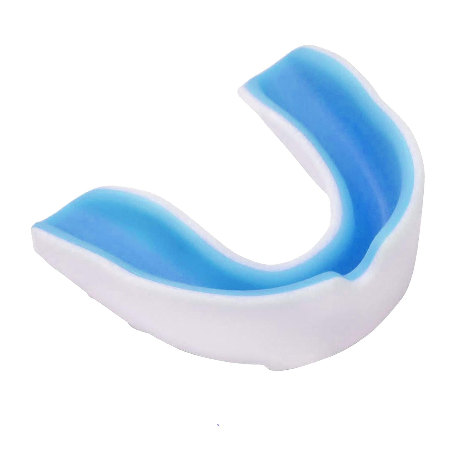 Boxing Mouth Guard Martial Sports Protection Gumshield New White+Blue