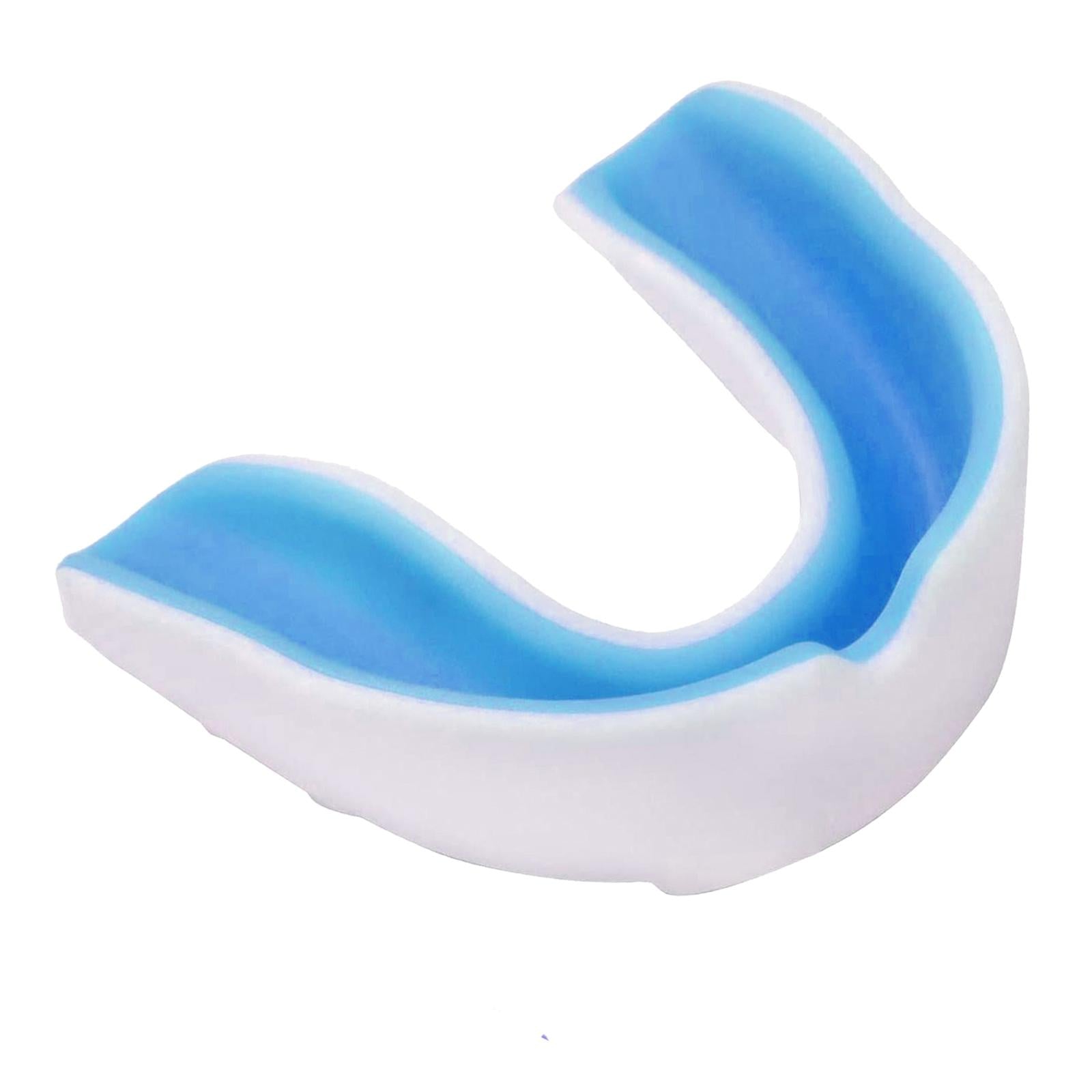 Boxing Mouth Guard Martial Sports Protection Gumshield New White+Blue