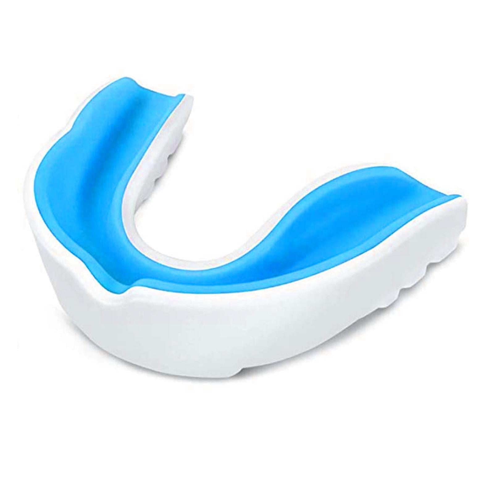 Boxing Mouth Guard Martial Sports Protection Gumshield New White+Blue