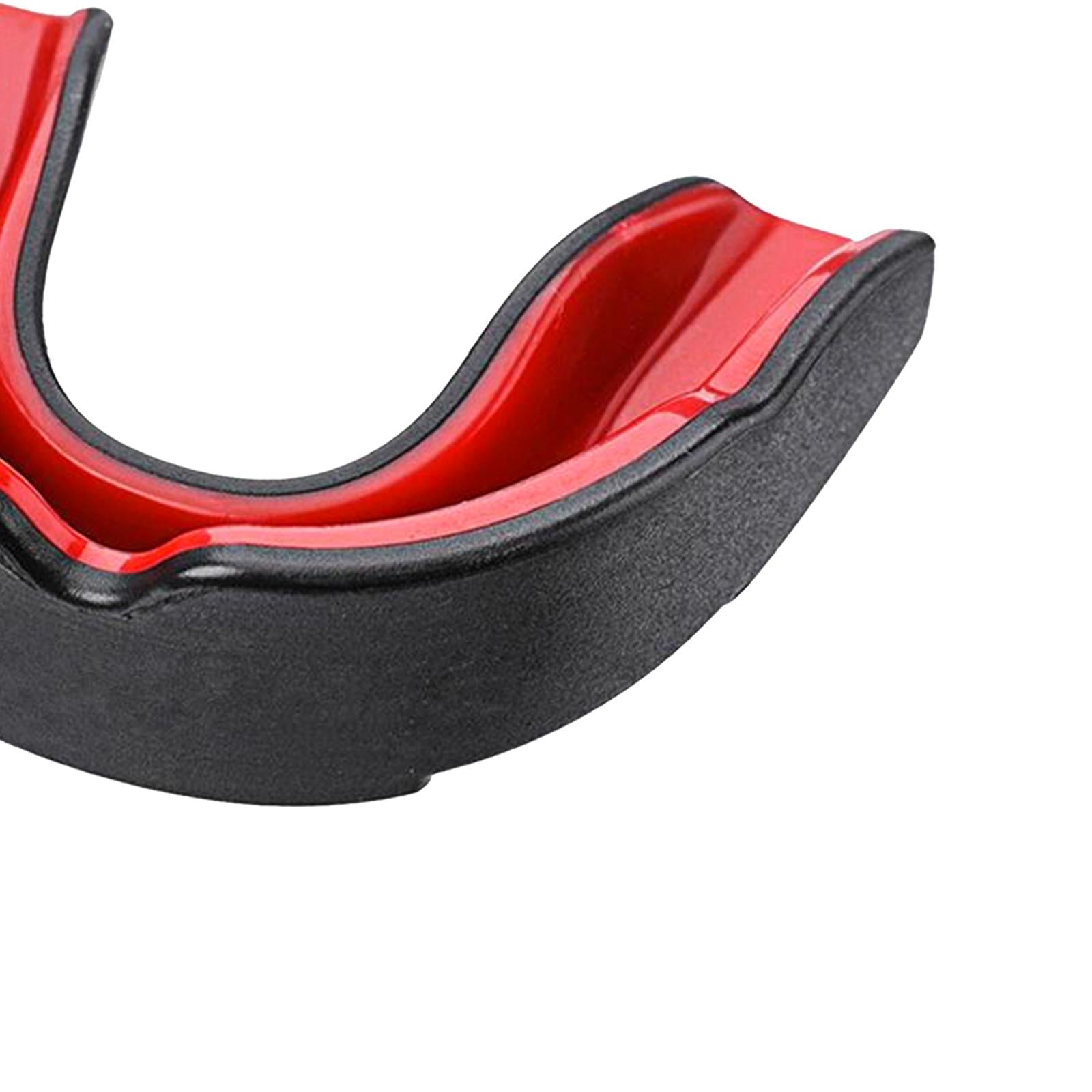 Boxing Mouth Guard Martial Sports Protection Gumshield New Black+Red