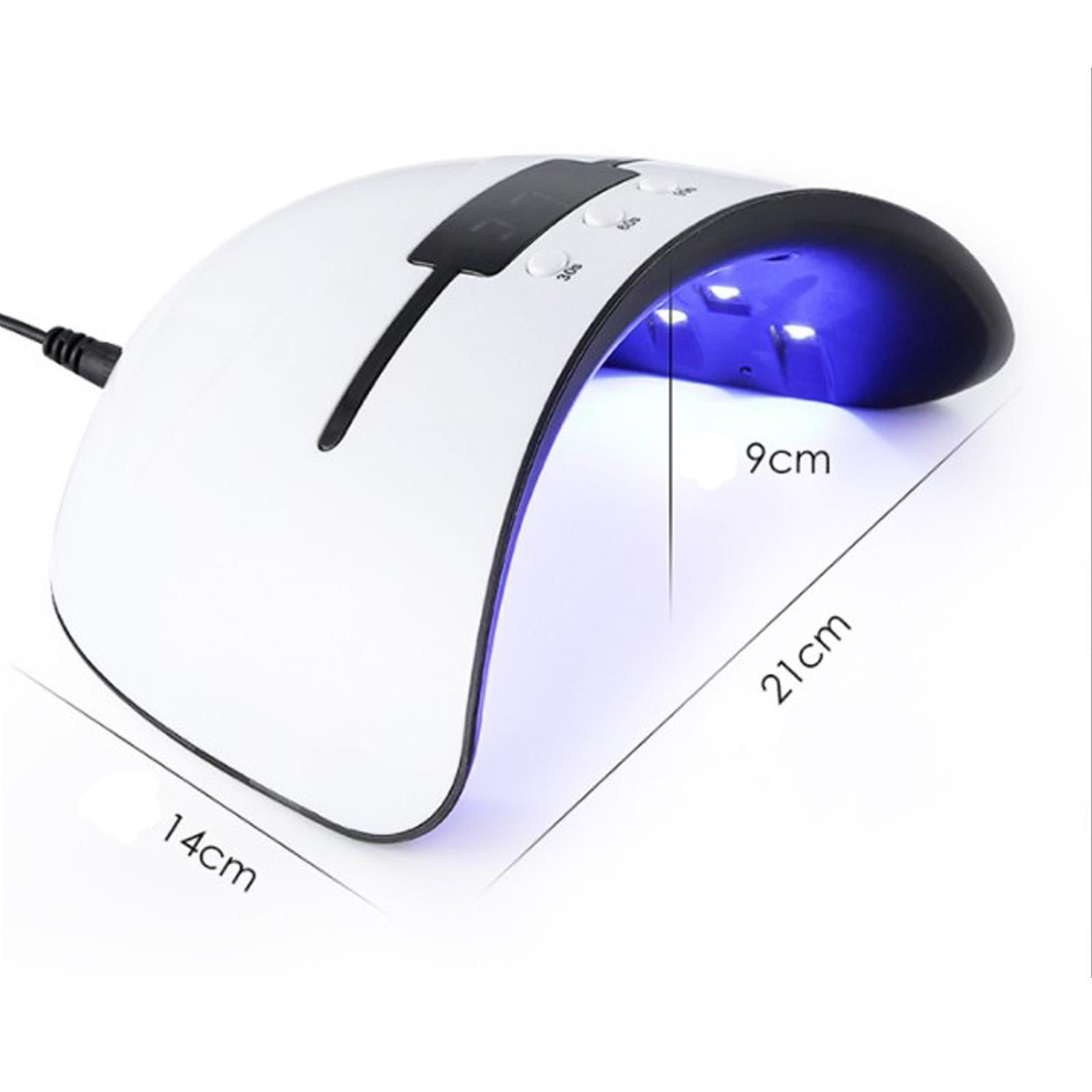 Salon Spa 45W UV LED Nail Lamp 15pcs Leds Gel Nail Dryer Manicure w/ Timer