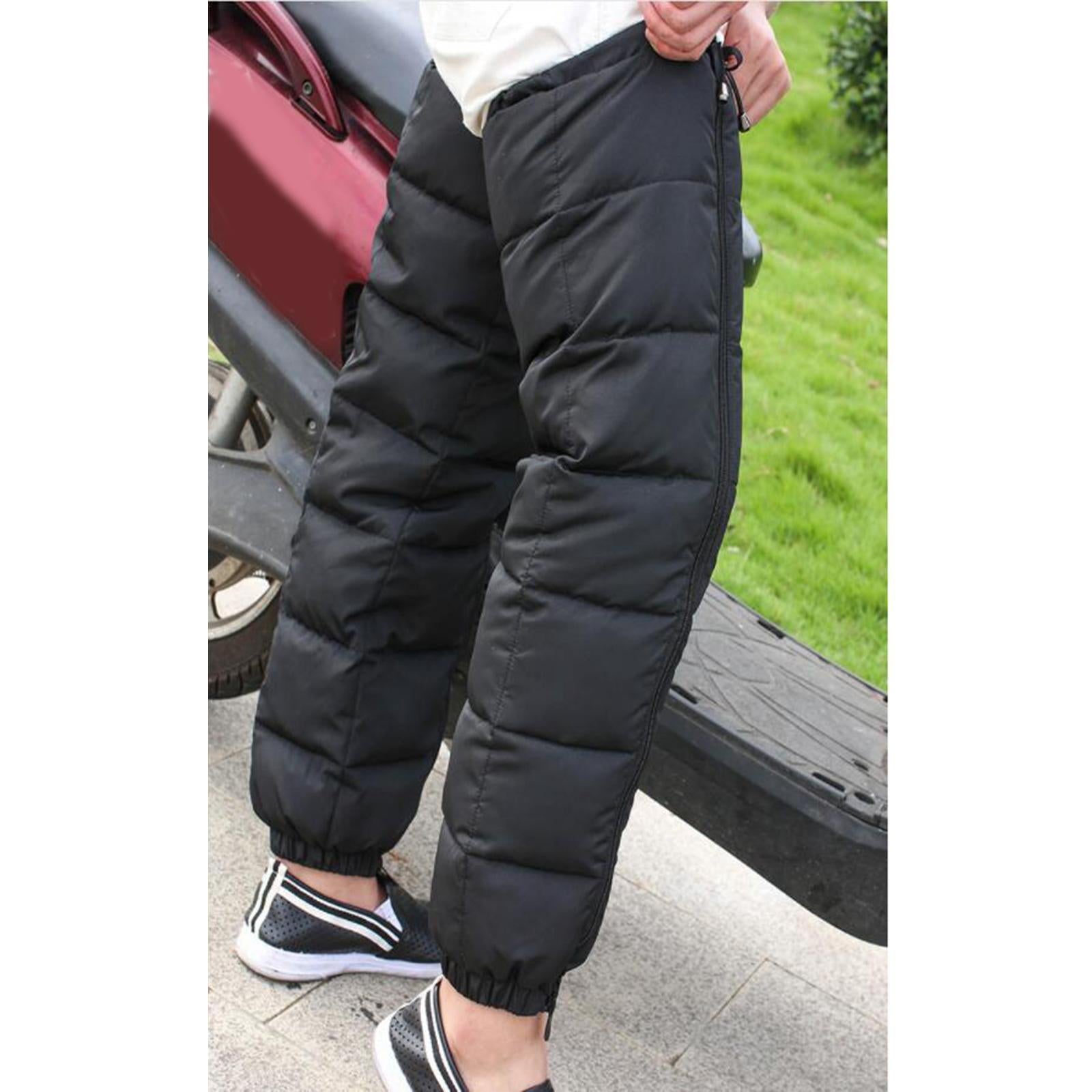 Windproof Motorcycle Leg Warmer Knee Pad Knee Protective Guard Black L