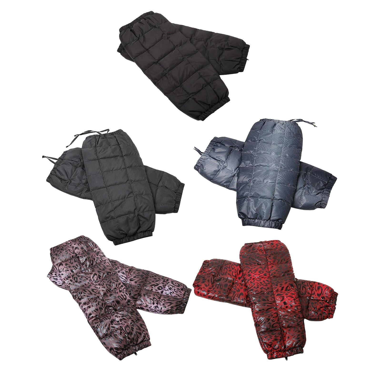 Windproof Motorcycle Leg Warmer Knee Pad Knee Protective Guard Black L