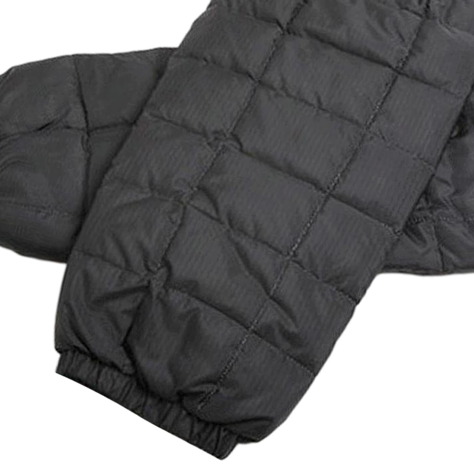 Windproof Motorcycle Leg Warmer Knee Pad Knee Protective Guard Gray L
