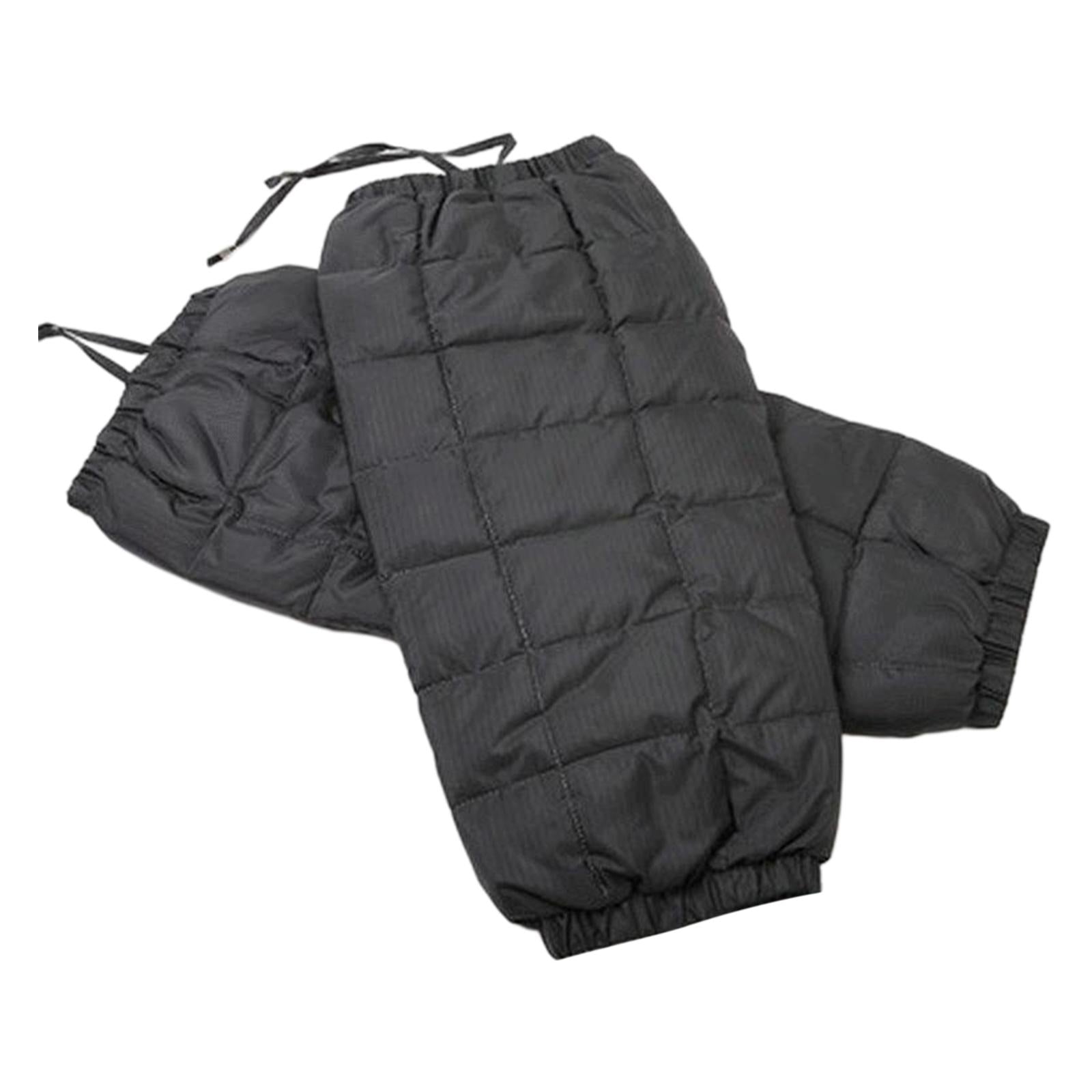 Windproof Motorcycle Leg Warmer Knee Pad Knee Protective Guard Gray L