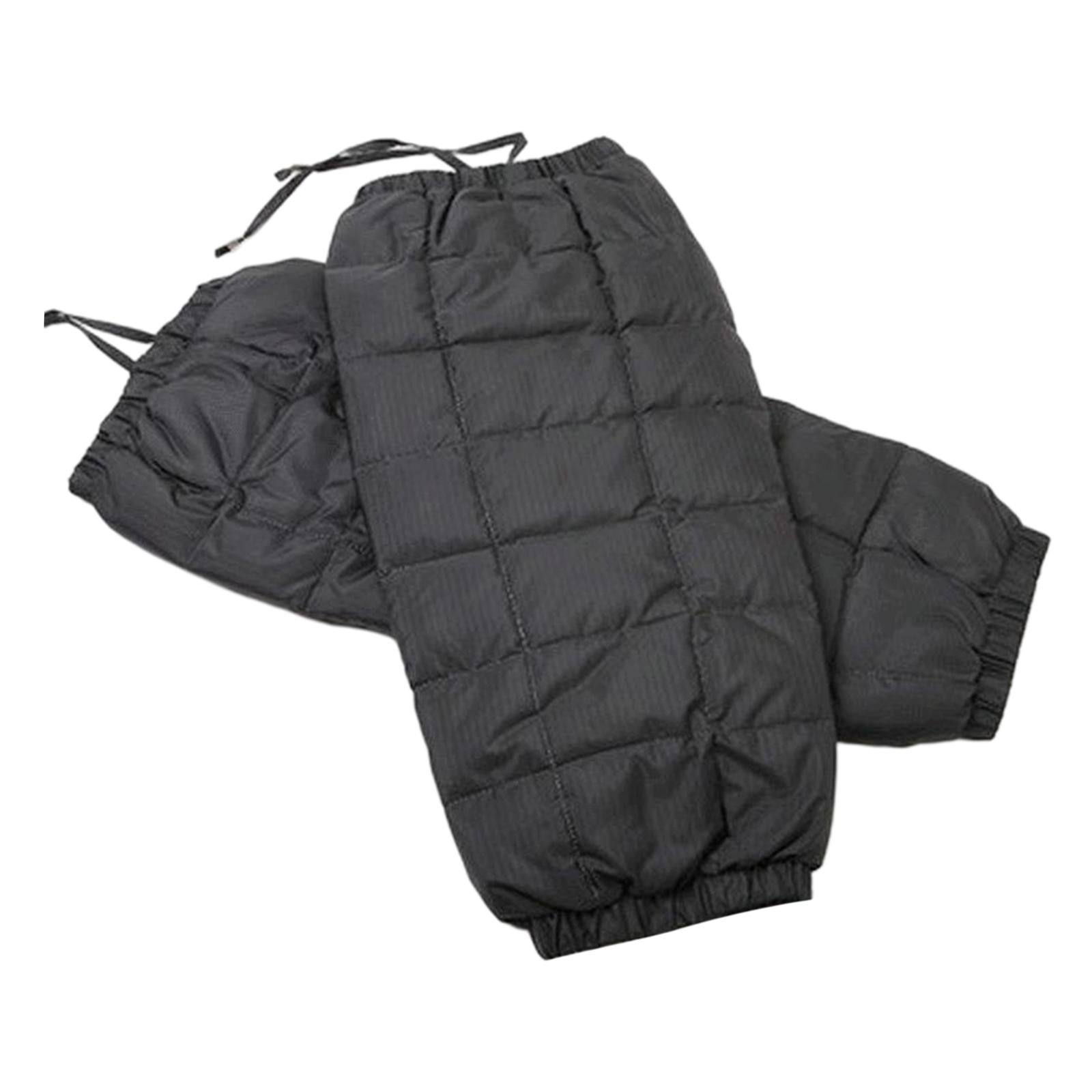 Windproof Motorcycle Leg Warmer Knee Pad Knee Protective Guard Gray L