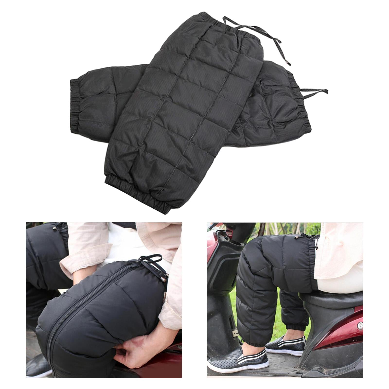Windproof Motorcycle Leg Warmer Knee Pad Knee Protective Guard Gray L