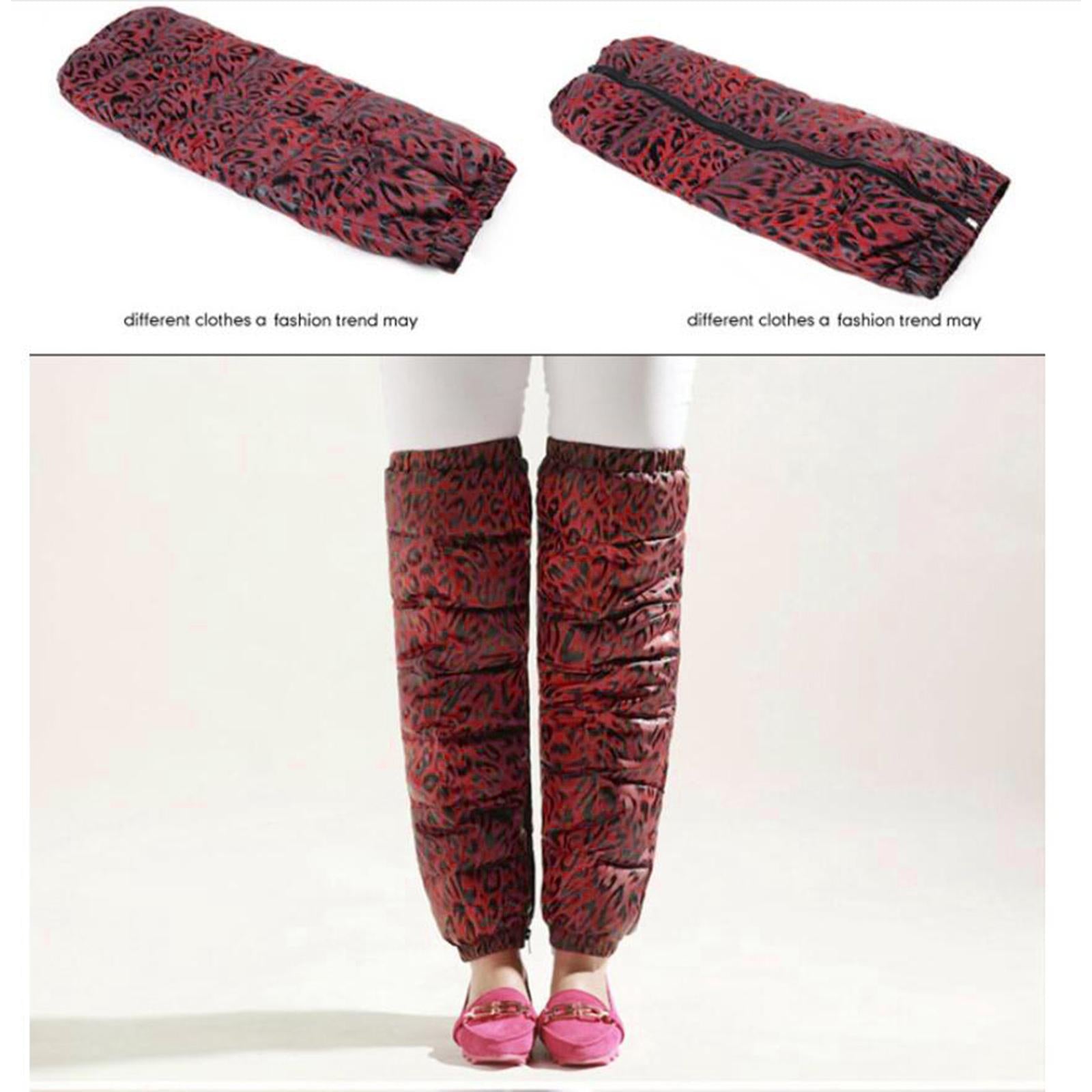 Windproof Motorcycle Leg Warmer Knee Pad Knee Protective Guard Red S