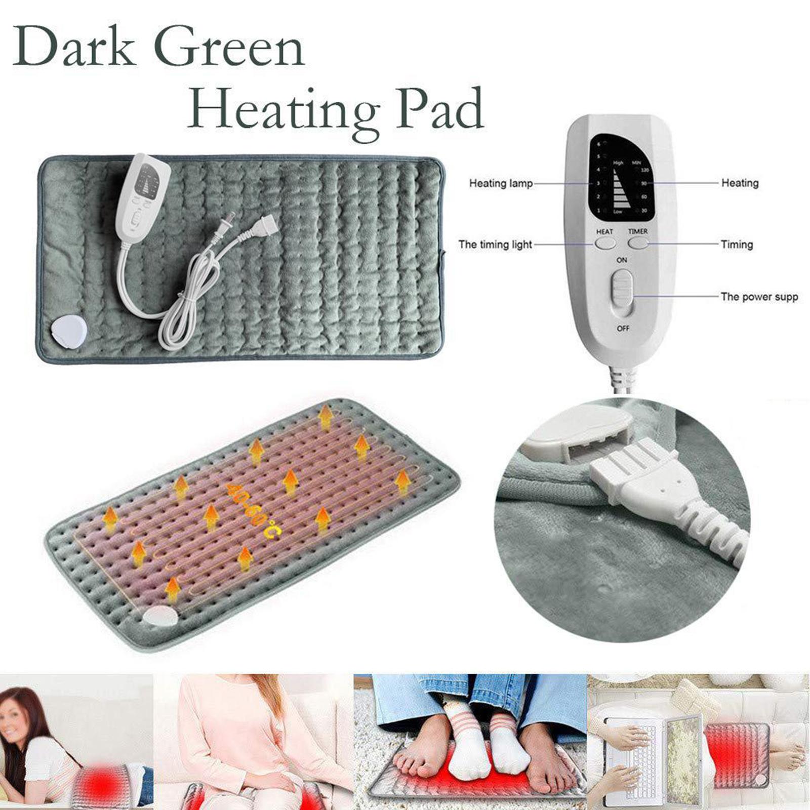Washable Therapeutic Heat Pad Mat Stomach Waist Back Pain Relief