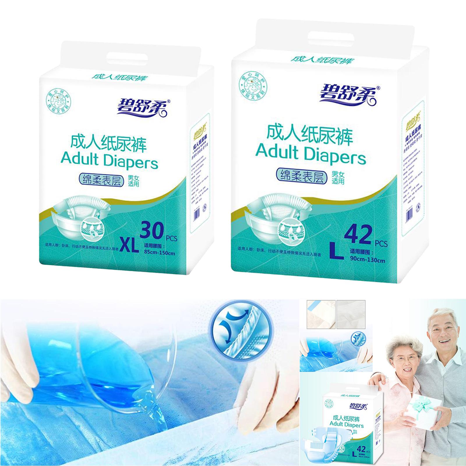 Disposable Adult Diaper Nappy Leak Protection Underwear for Patients Elders XL