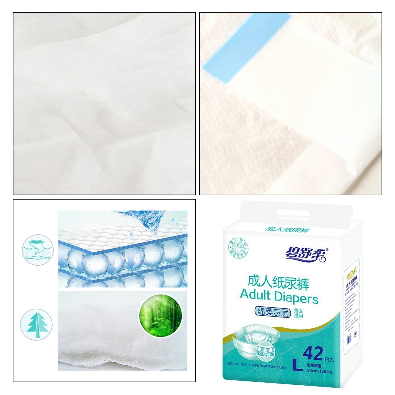 Disposable Adult Diaper Nappy Leak Protection Underwear for Patients Elders L