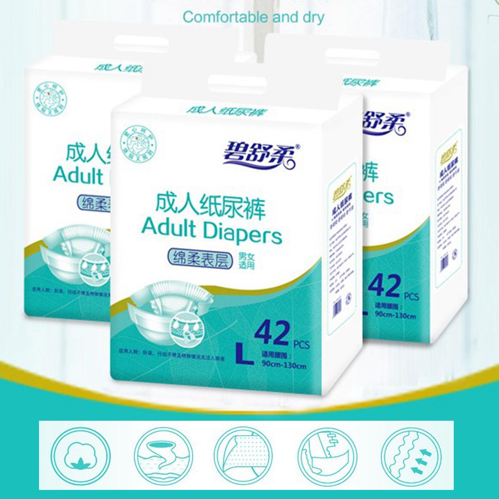 Disposable Adult Diaper Nappy Leak Protection Underwear for Patients Elders L