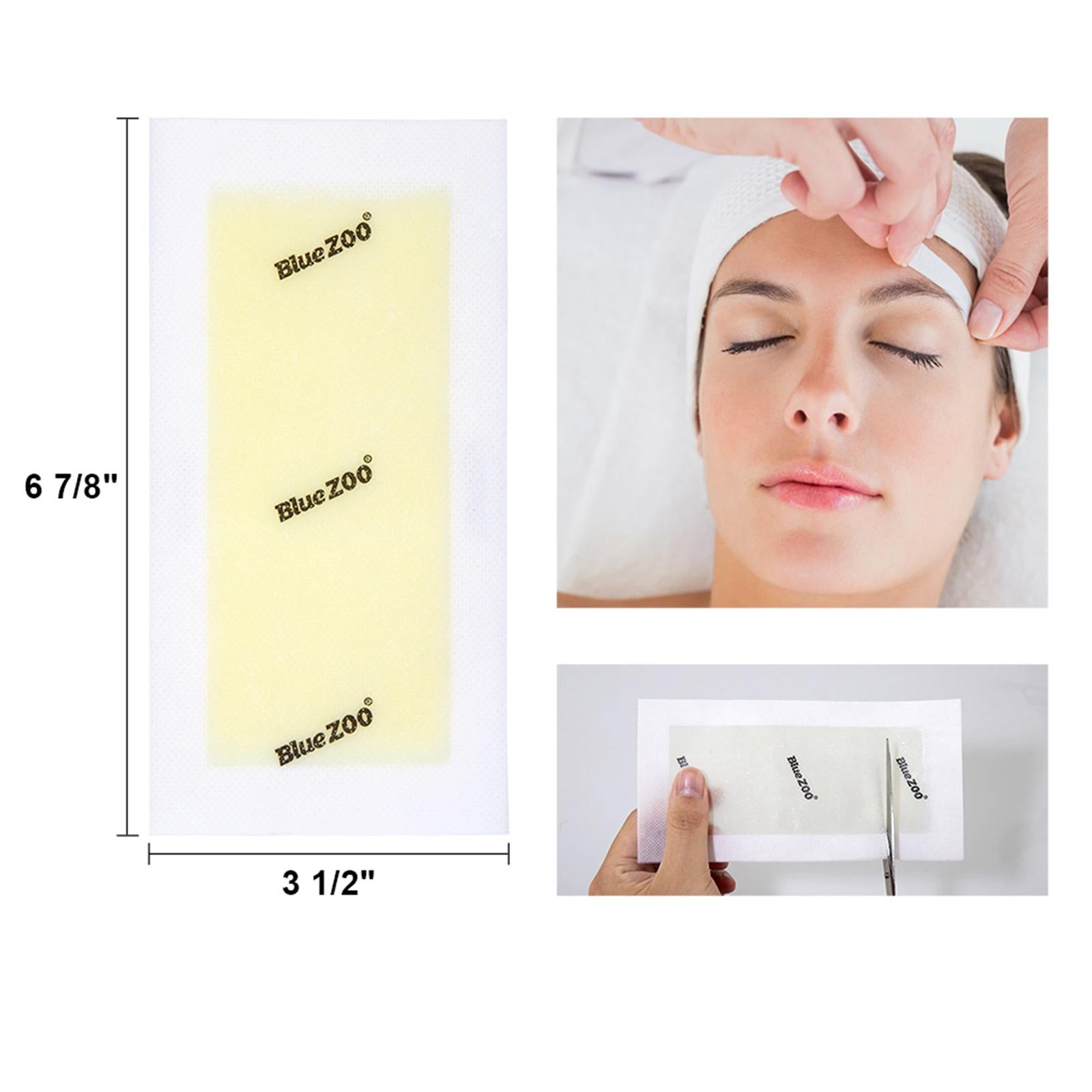 10x Hair Removal Wax Strips for Upper Lip Chin Fingers Toes Facial Honey