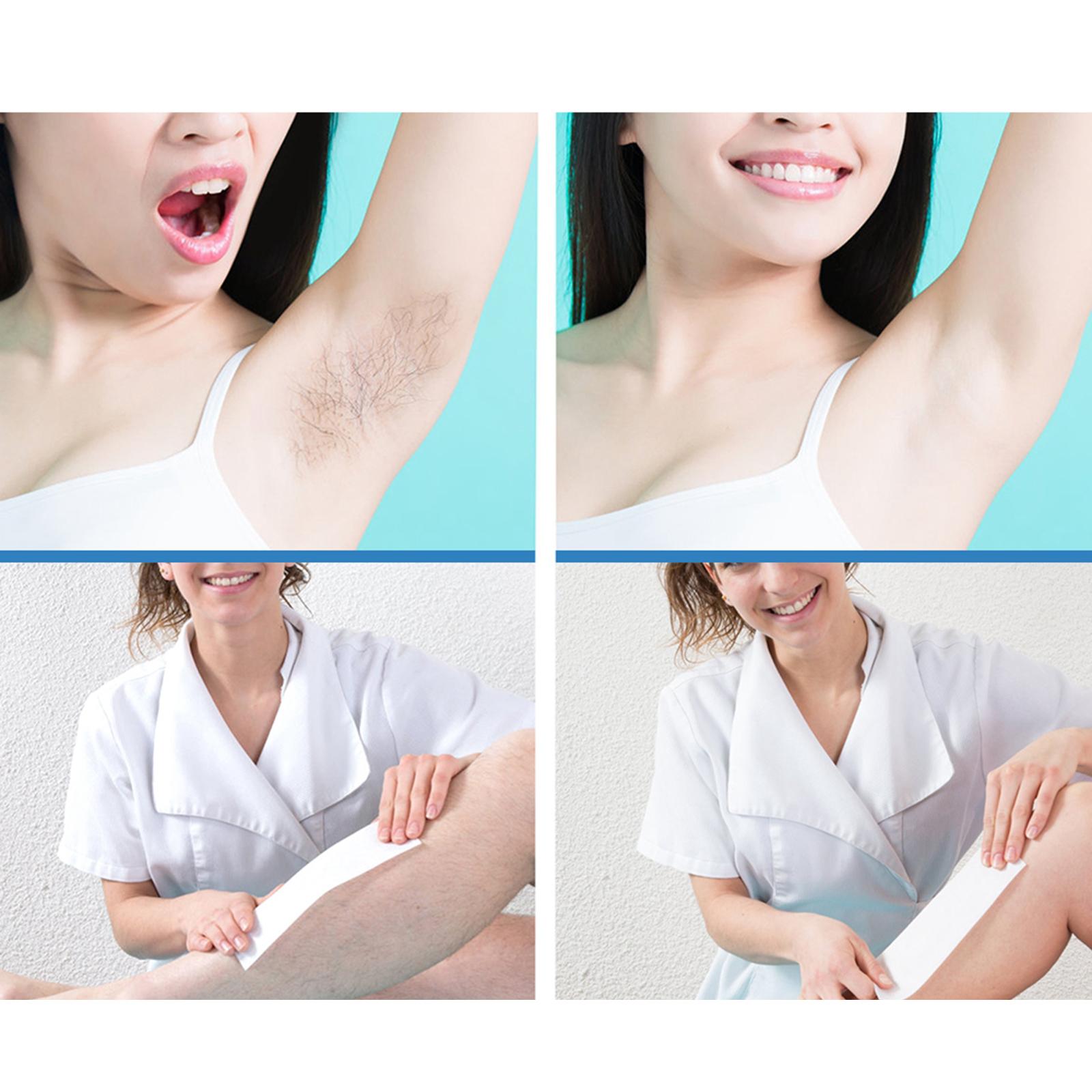 10x Hair Removal Wax Strips for Upper Lip Chin Fingers Toes Facial Honey