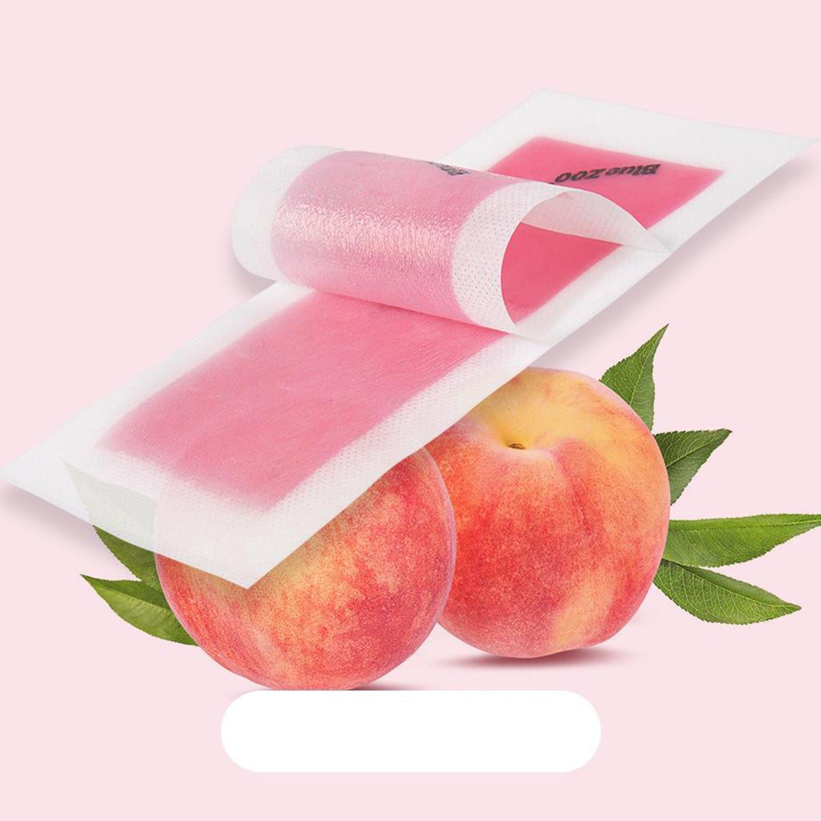 10x Hair Removal Wax Strips for Upper Lip Chin Fingers Toes Facial Peach