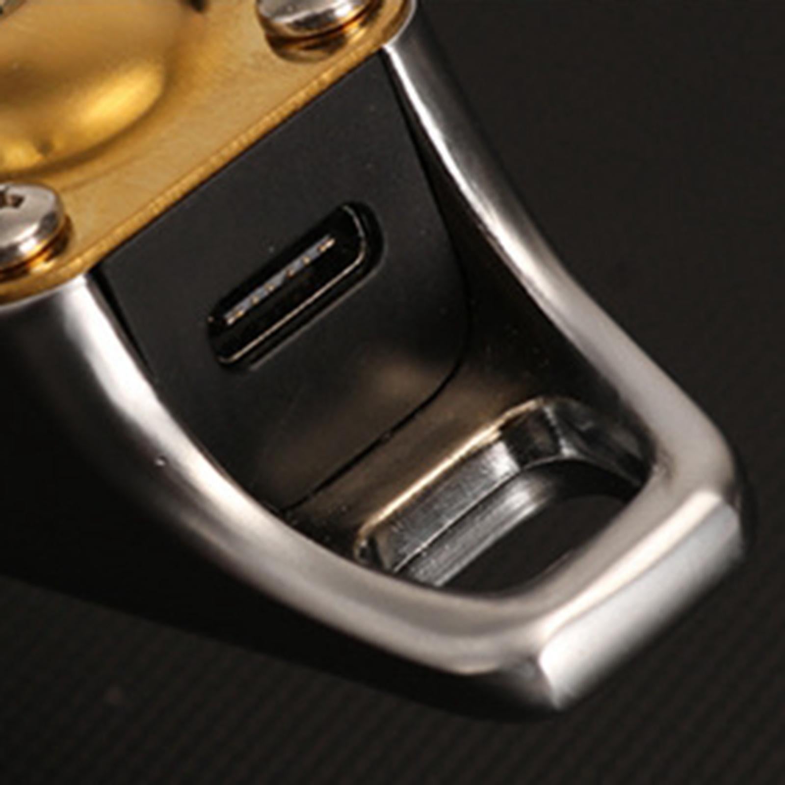 All Metal Electric USB Boys Men's Hair Clippers Kit Trimmer Golden