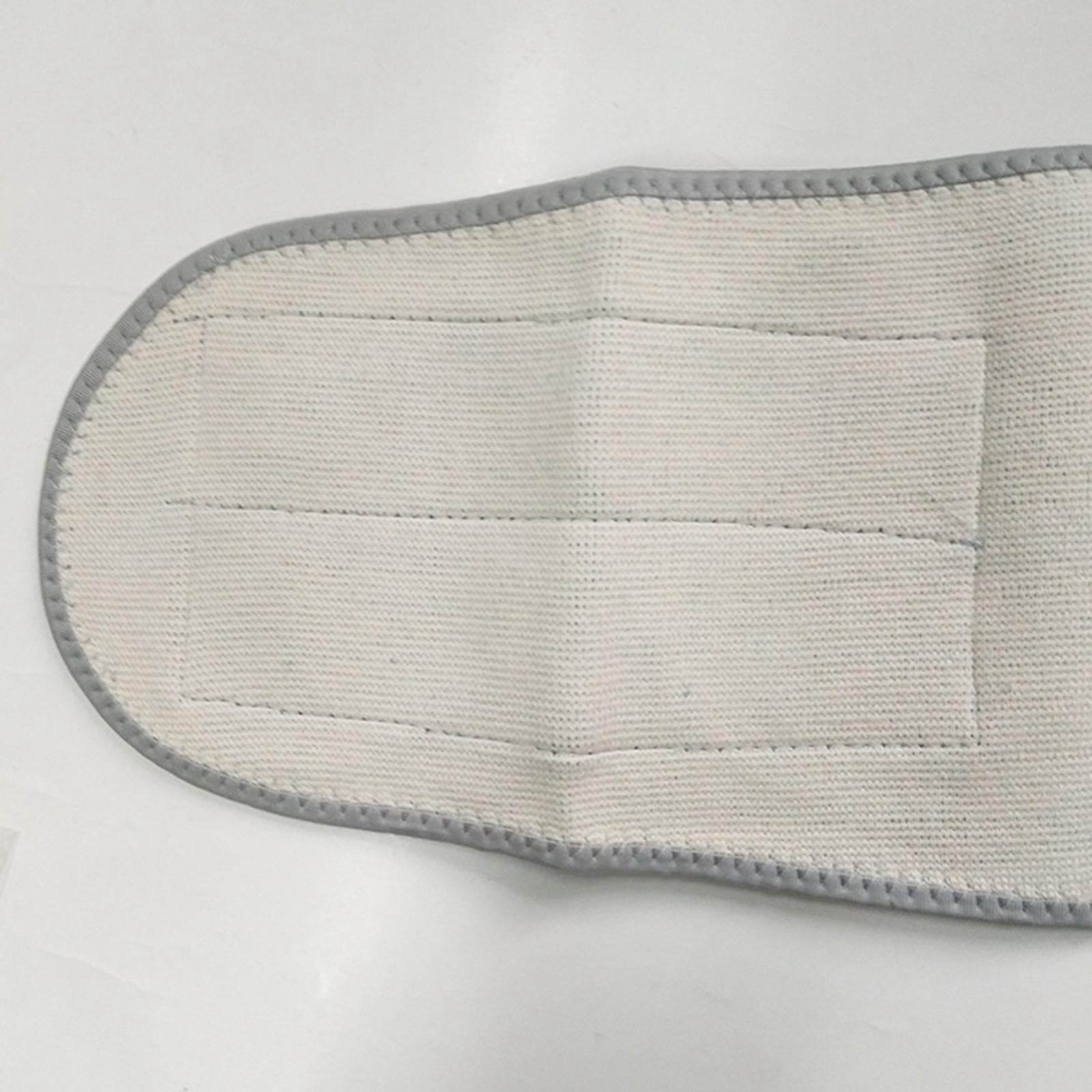 Thicken Plush Waist Lumbar Belt Cozy Abdominal Stomach Body Wrap M 100x20cm