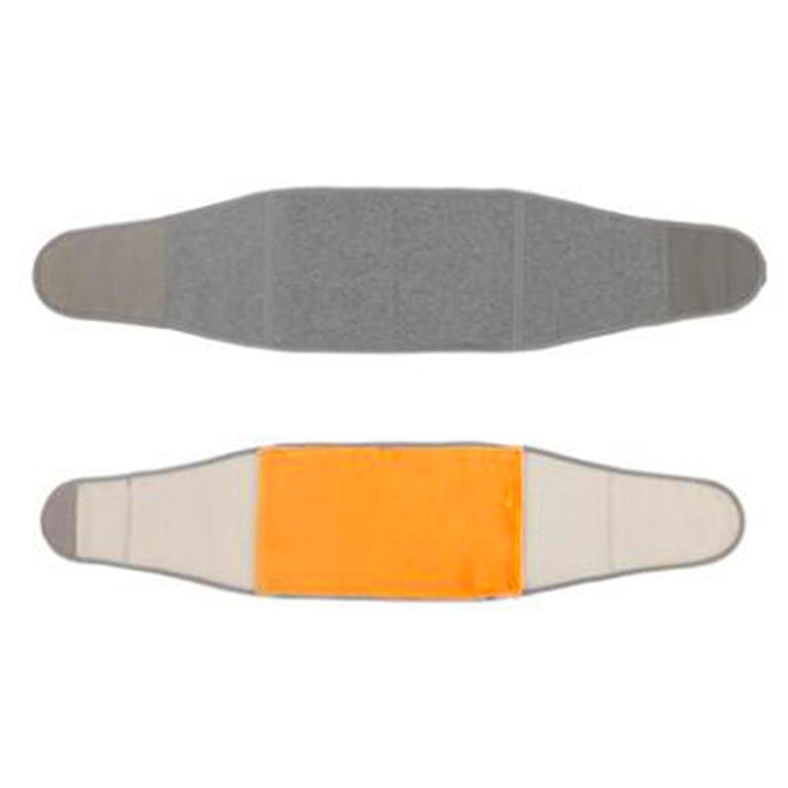 Thicken Plush Waist Lumbar Belt Cozy Abdominal Stomach Body Wrap M 100x20cm