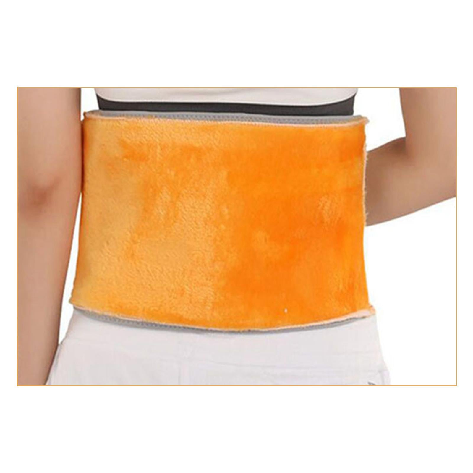 Thicken Plush Waist Lumbar Belt Cozy Abdominal Stomach Body Wrap L 110x20cm