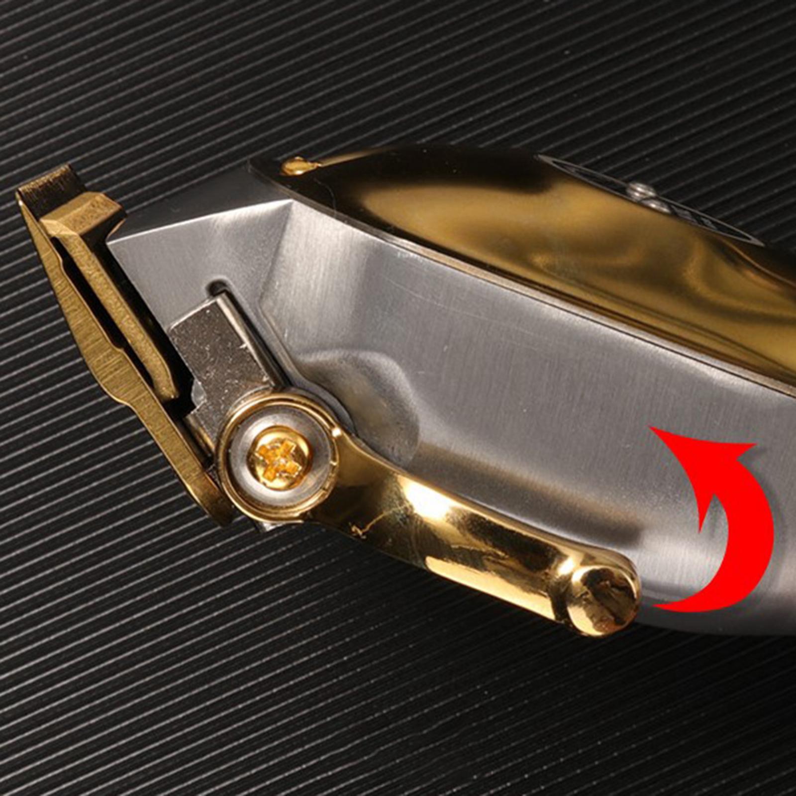 Men Hair Clipper Shaver Trimmer Cutter Haircut Salon Barber Shaver Gold