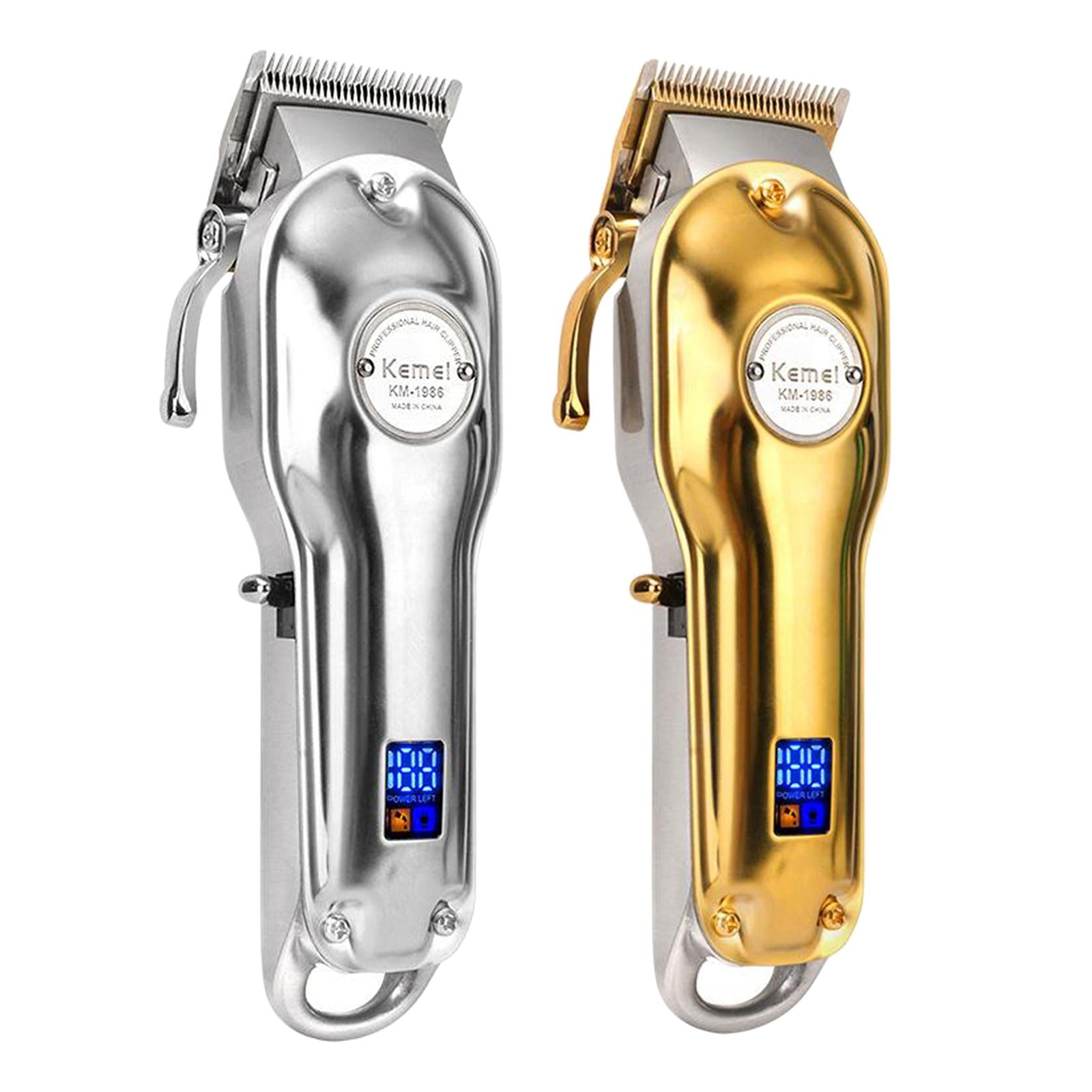 Men Hair Clipper Shaver Trimmer Cutter Haircut Salon Barber Shaver Gold