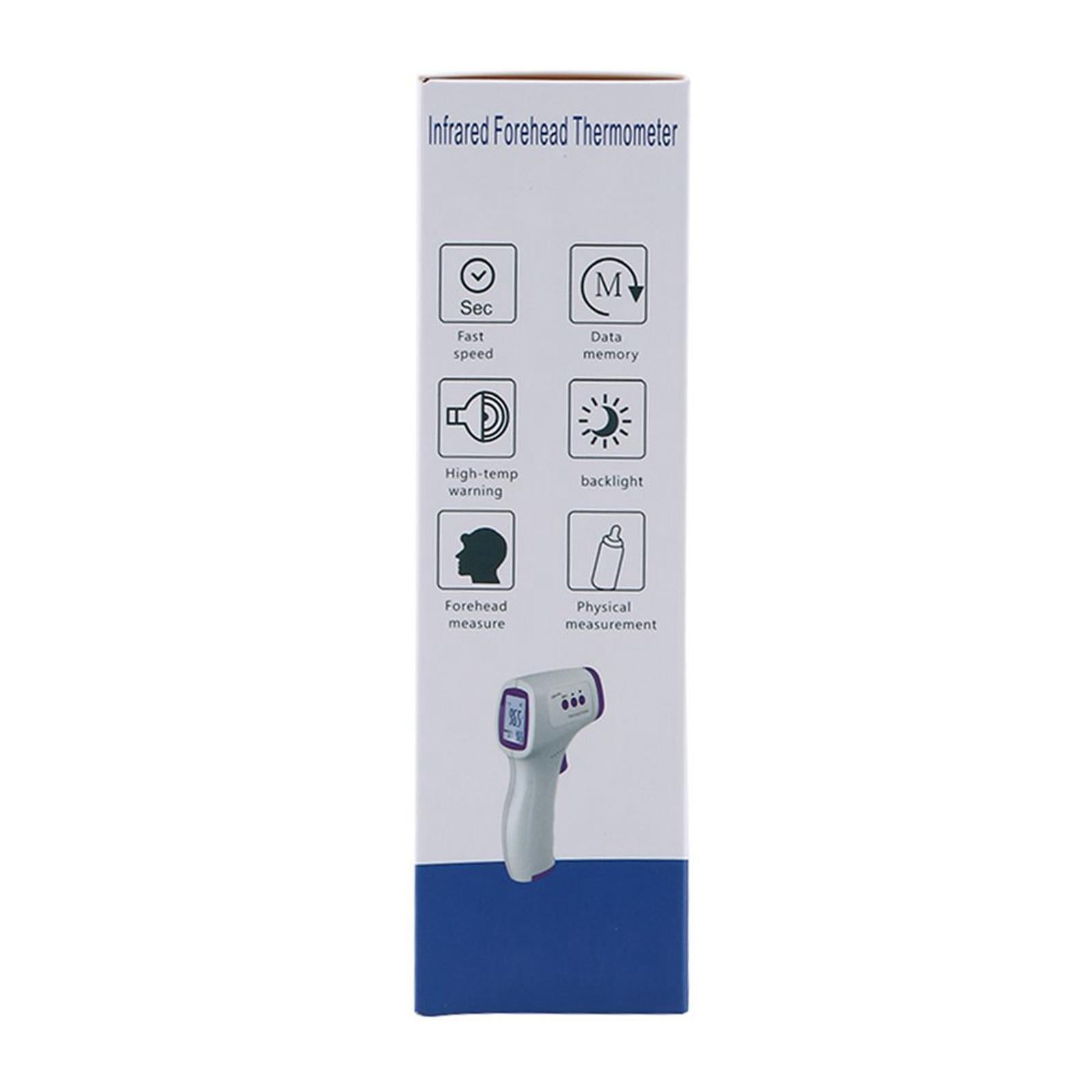 Digital Touchless Forehead Thermometer with Fever Alarm for Babies purple