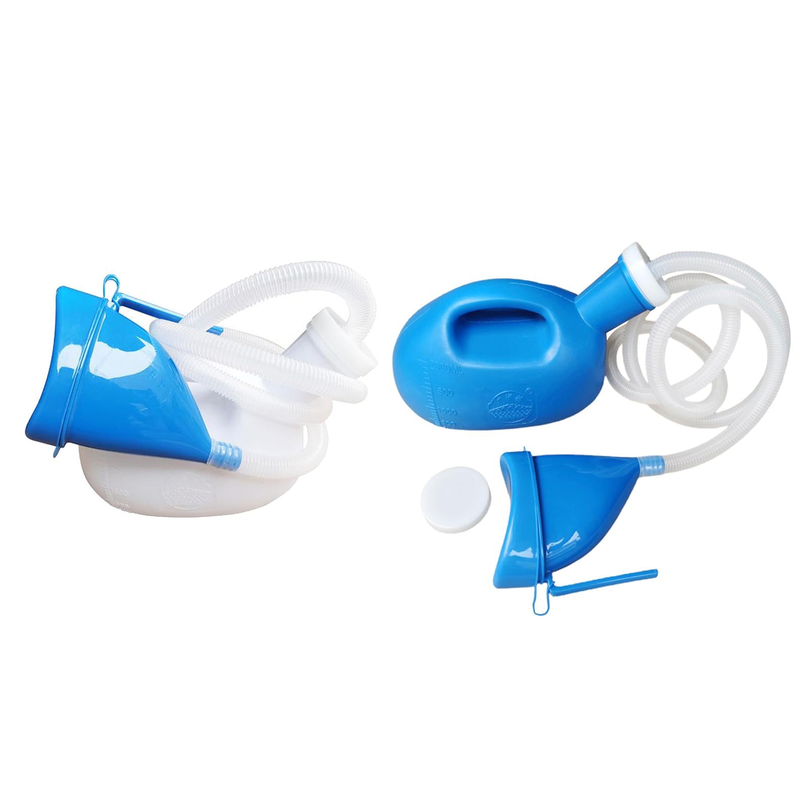 2000ml Portable Outdoor Urine Collector Pee Bottle Camp Travel Toilet White
