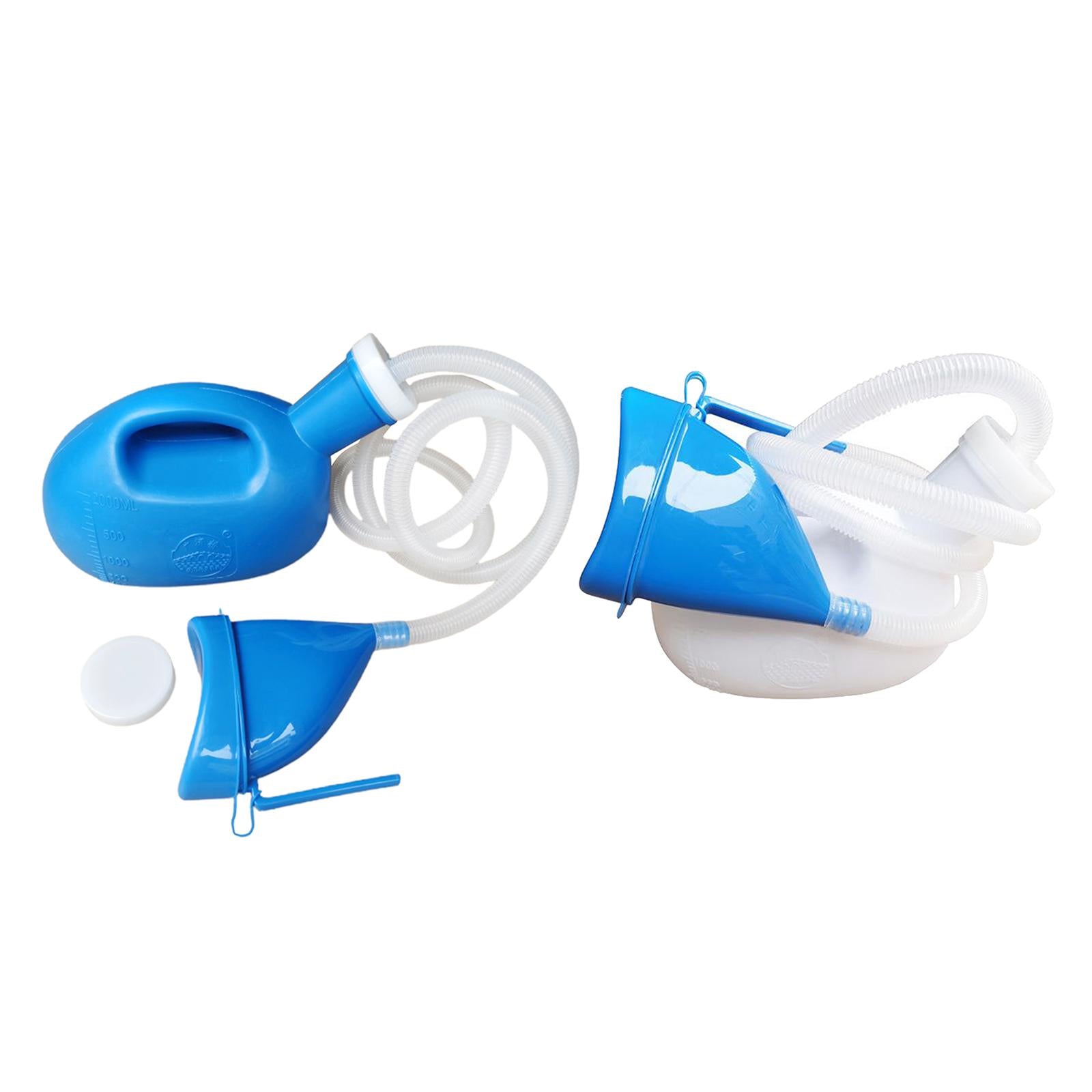 2000ml Portable Outdoor Urine Collector Pee Bottle Camp Travel Toilet White