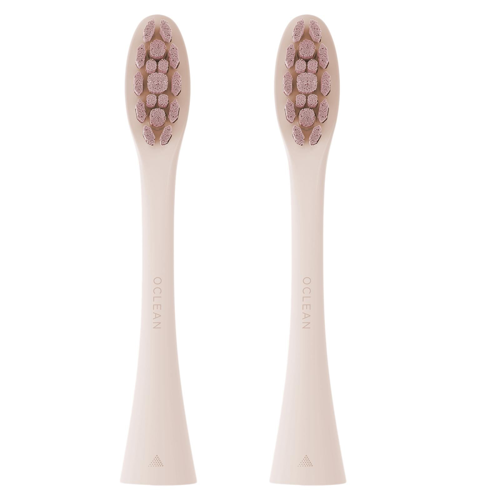 2pcs Oral Care Toothbrush Heads Replacement Fit For Oclean X Pro Pink