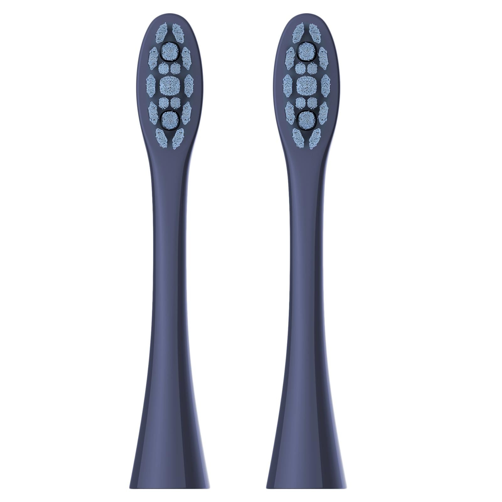 2pcs Oral Care Toothbrush Heads Replacement Fit For Oclean X Pro Blue