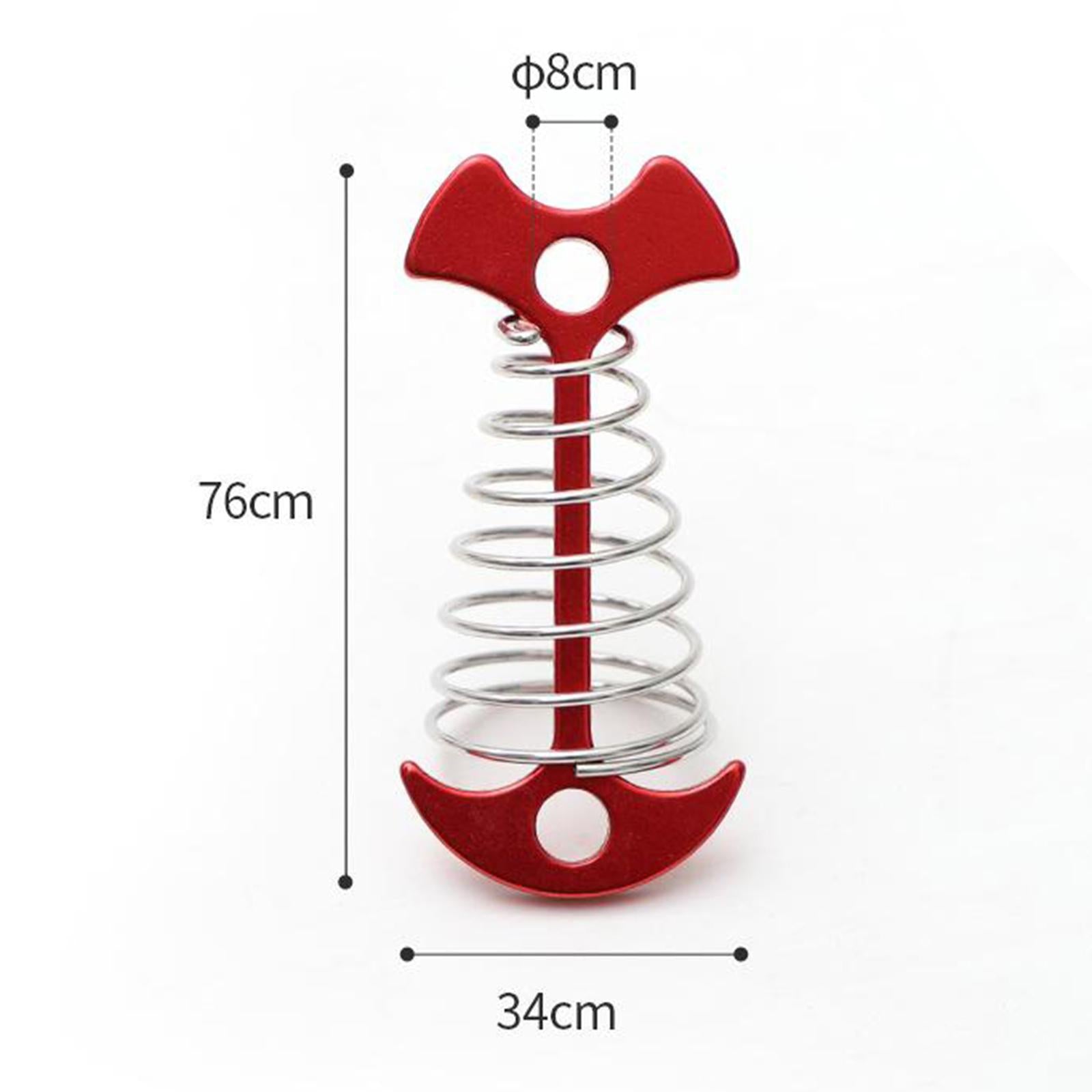 Durable Tent Rope Tensioners Fishbone Deck Anchor Peg Stakes L 34x76x8cm