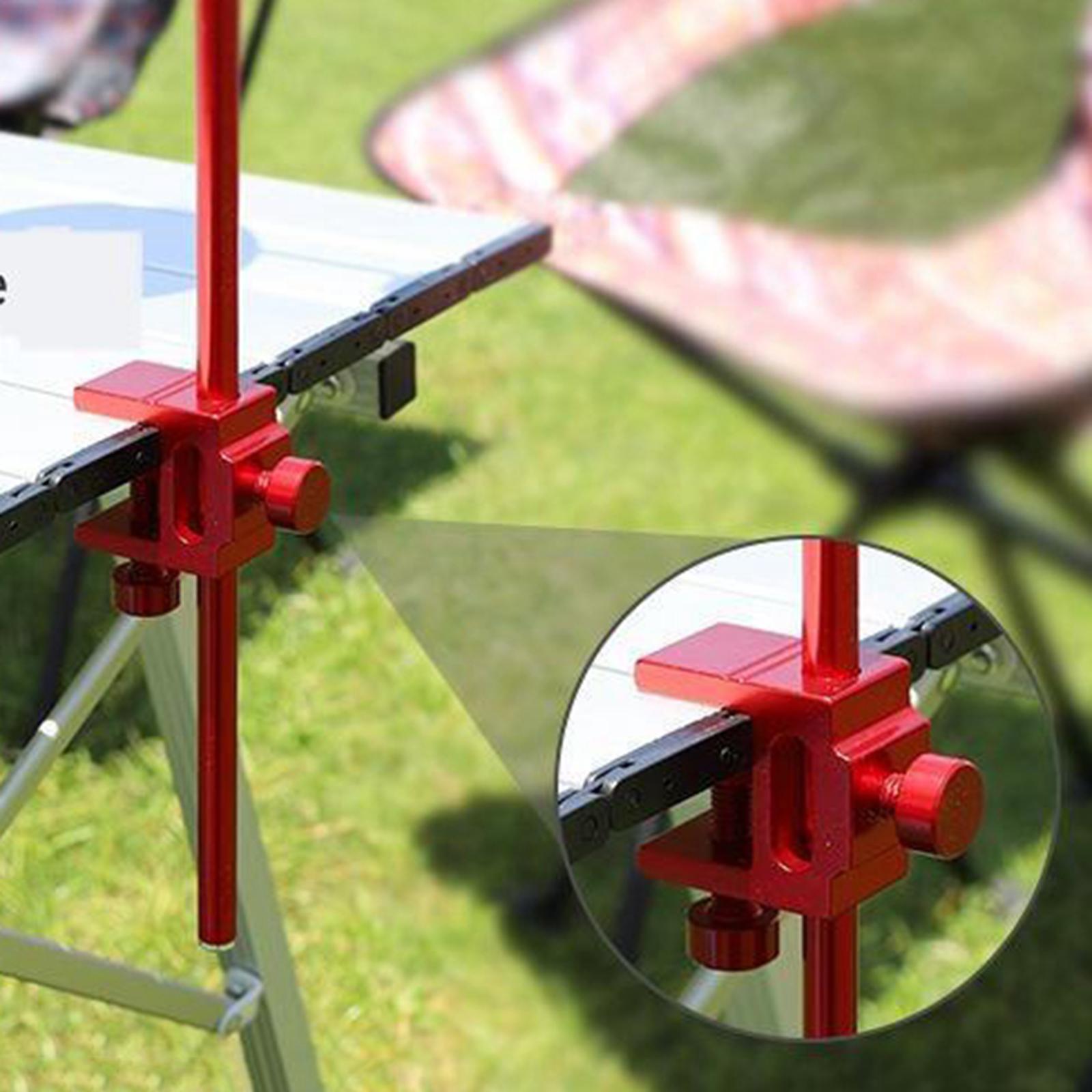 Outdoor Garden Camping Lamp Post Pole Lightweight Fixed for Picnic Red