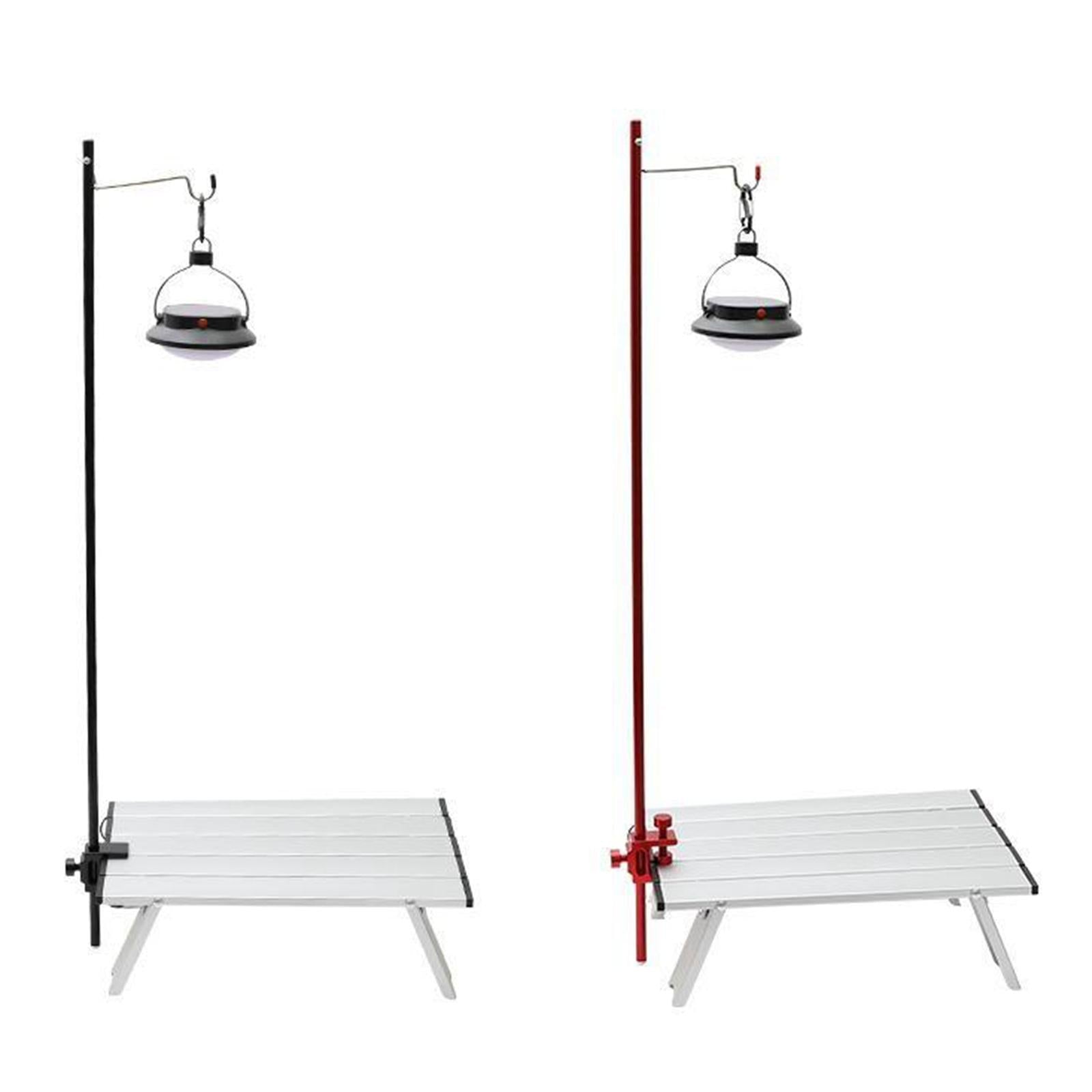 Outdoor Garden Camping Lamp Post Pole Lightweight Fixed for Picnic Red