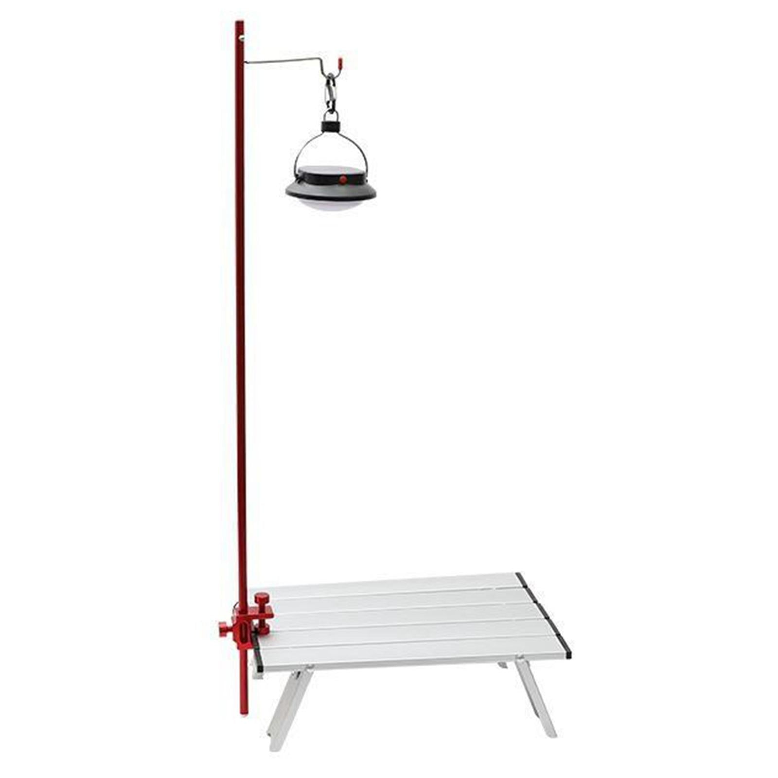 Outdoor Garden Camping Lamp Post Pole Lightweight Fixed for Picnic Red